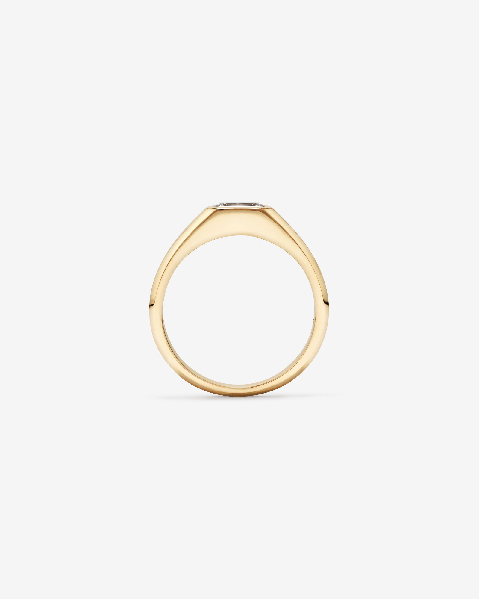 Solitaire Ring with 1.00TW  Laboratory-Grown Diamond in 14kt Yellow Gold