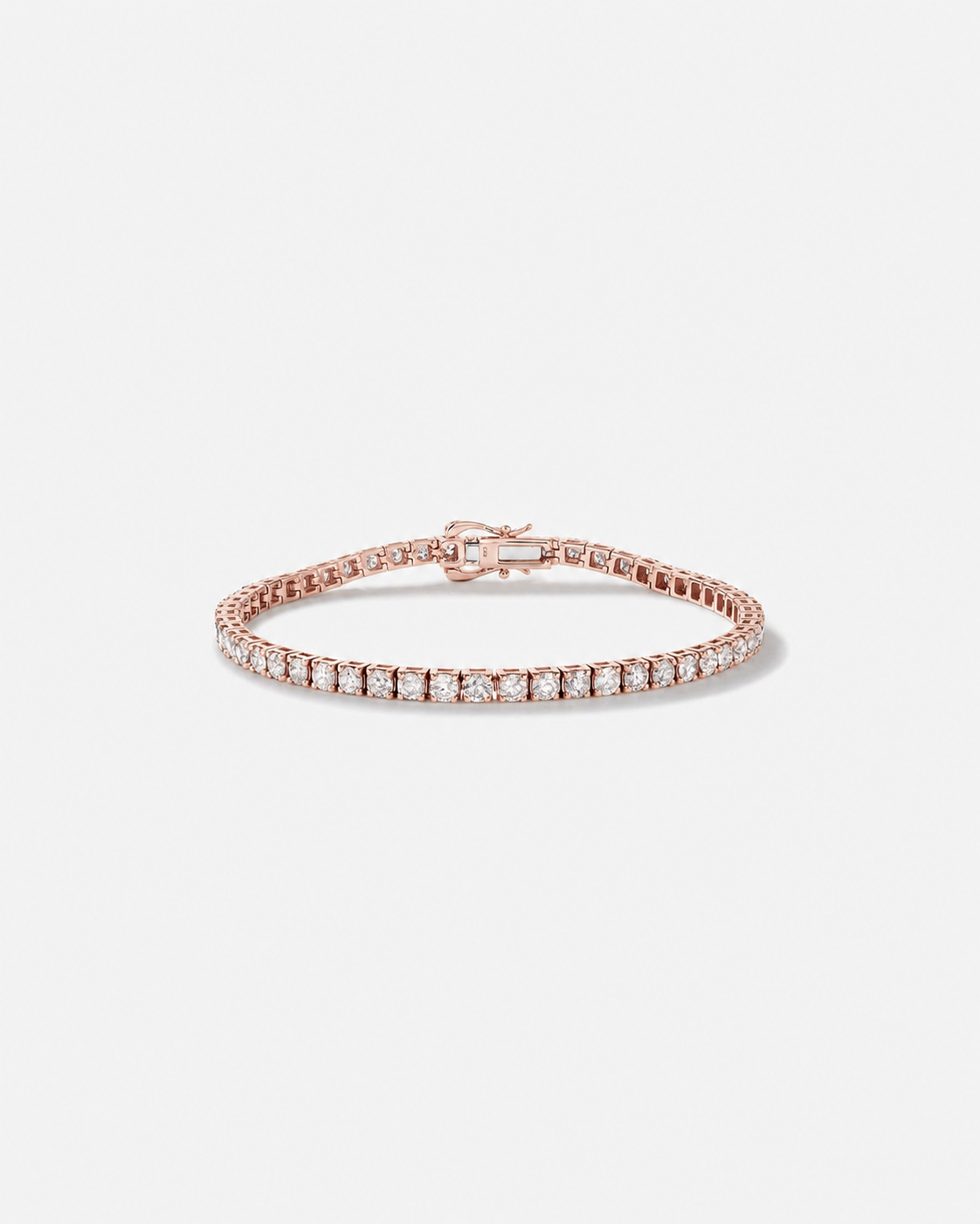 4.92 Carat TW Diamond Tennis Bracelet in 10kt Rose Gold