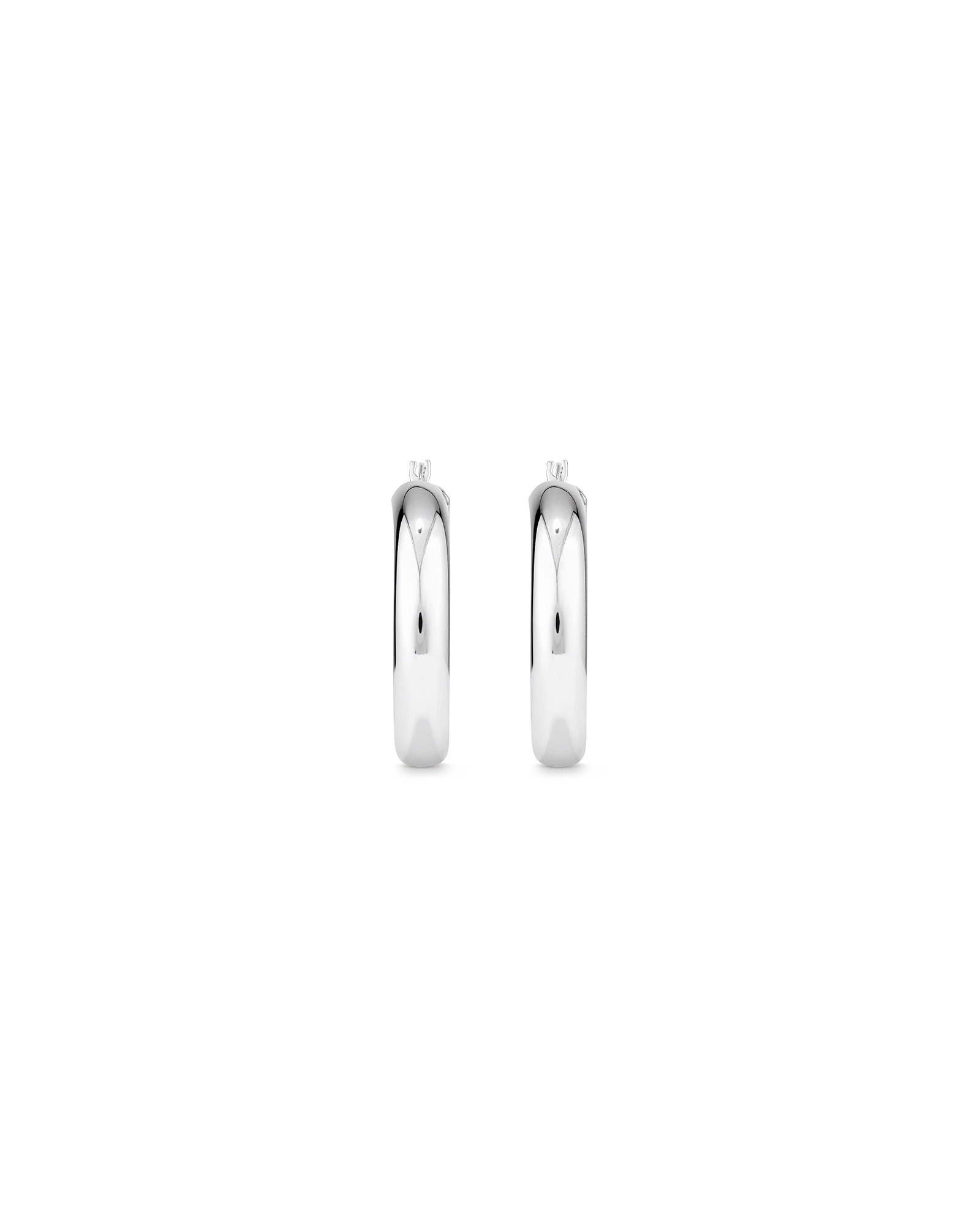 Boucles d'oreilles créoles de 25mm en argent sterling