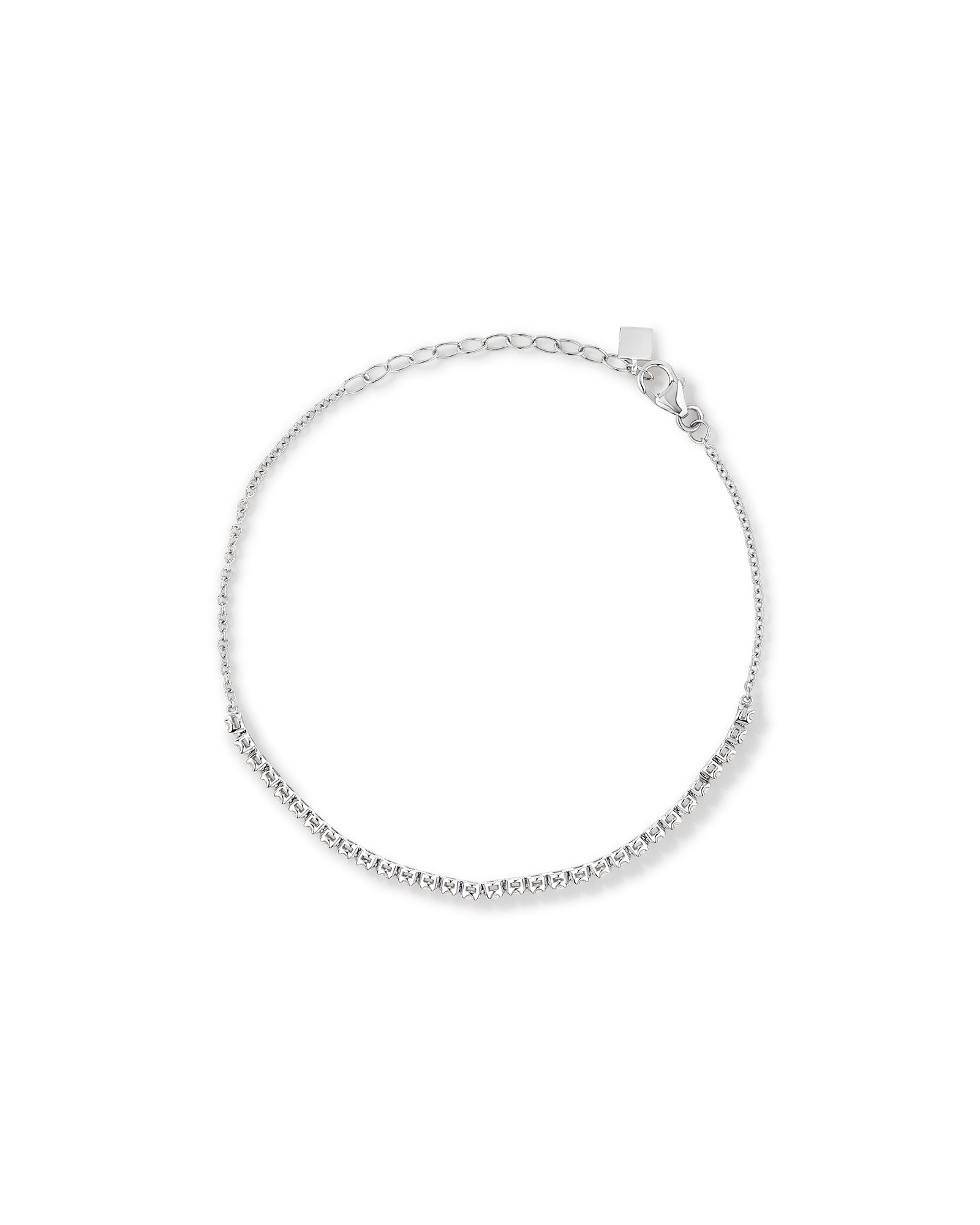 0.50 Carat TW Laboratory-Grown Diamond Tennis Bracelet in 10kt White Gold