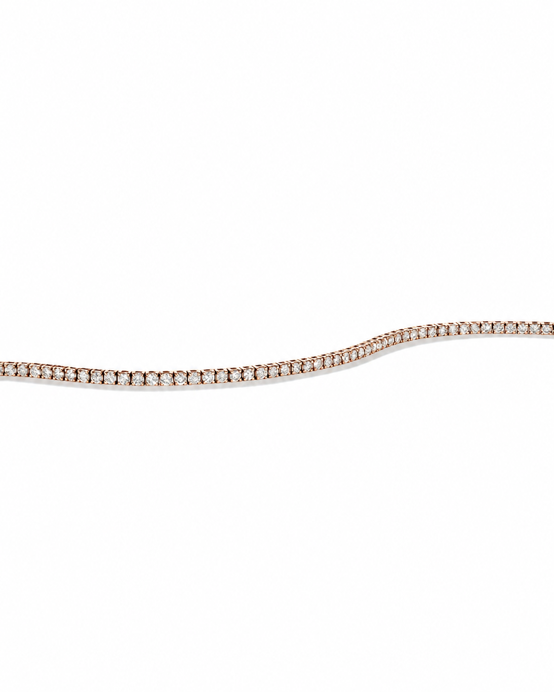 2.46 Carat TW Diamond Tennis Bracelet in 10kt Rose Gold