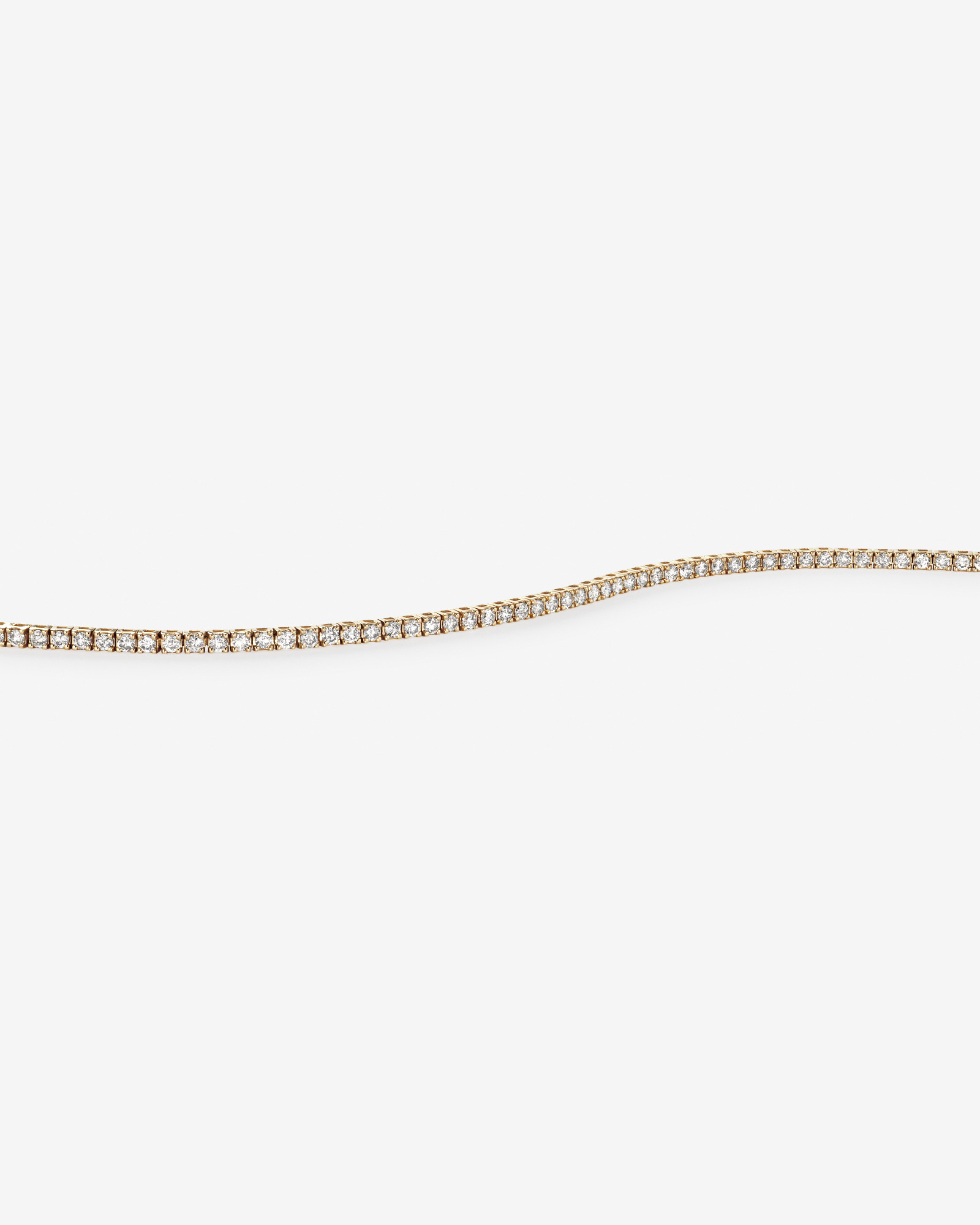 Bracelet de Tennis de 1,64 Carat TW en Diamant en Or Jaune 10kt