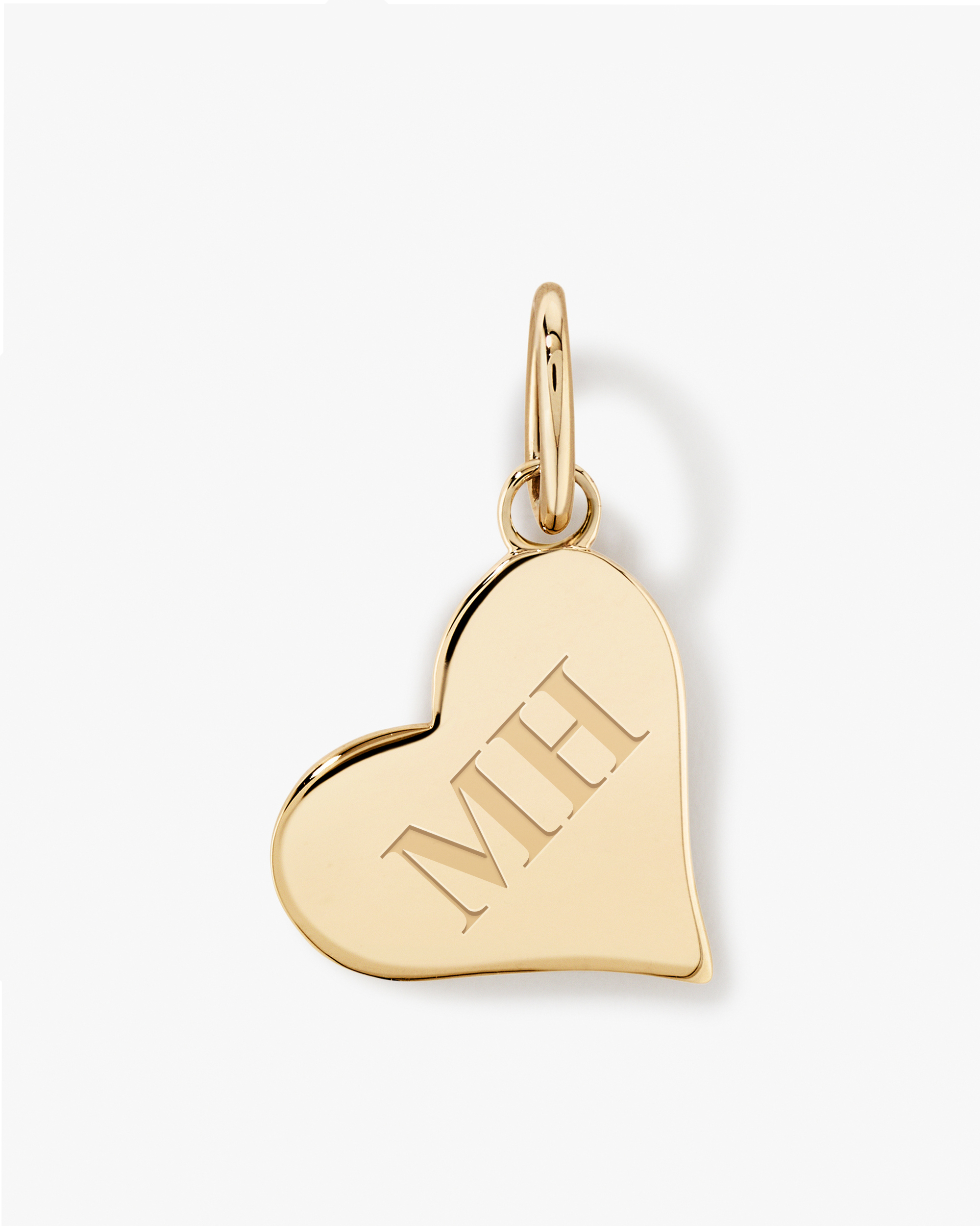 Love Heart Pendant in 10kt Yellow Gold