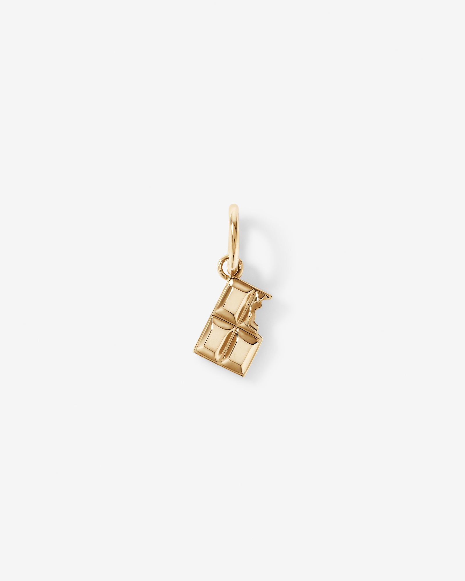 Chocolate Bite Pendant in 10kt Yellow Gold