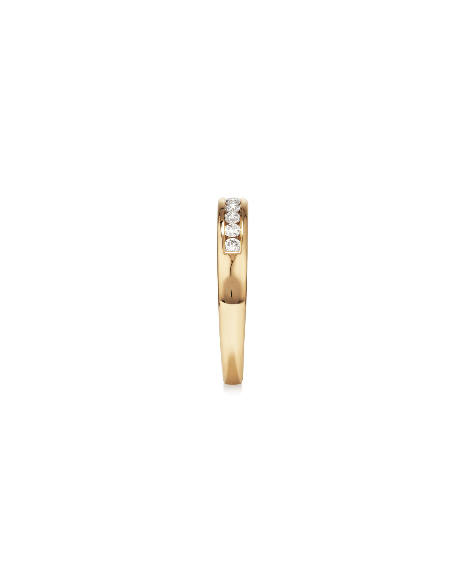 Wedding Ring with 0.25 Carat TW of Diamonds in 18kt Yellow Gold
