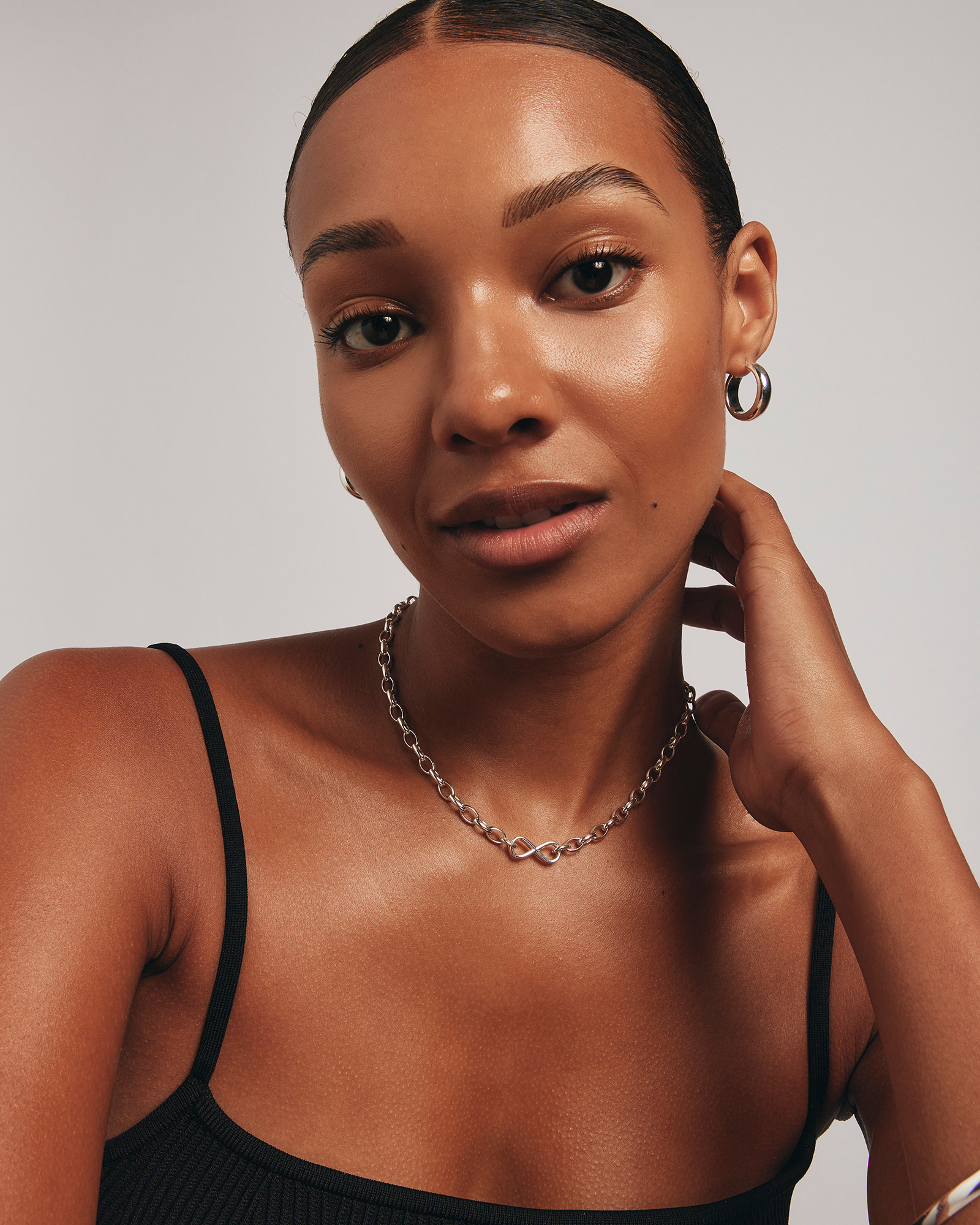 Boucles d'oreilles créoles de 15mm en argent sterling