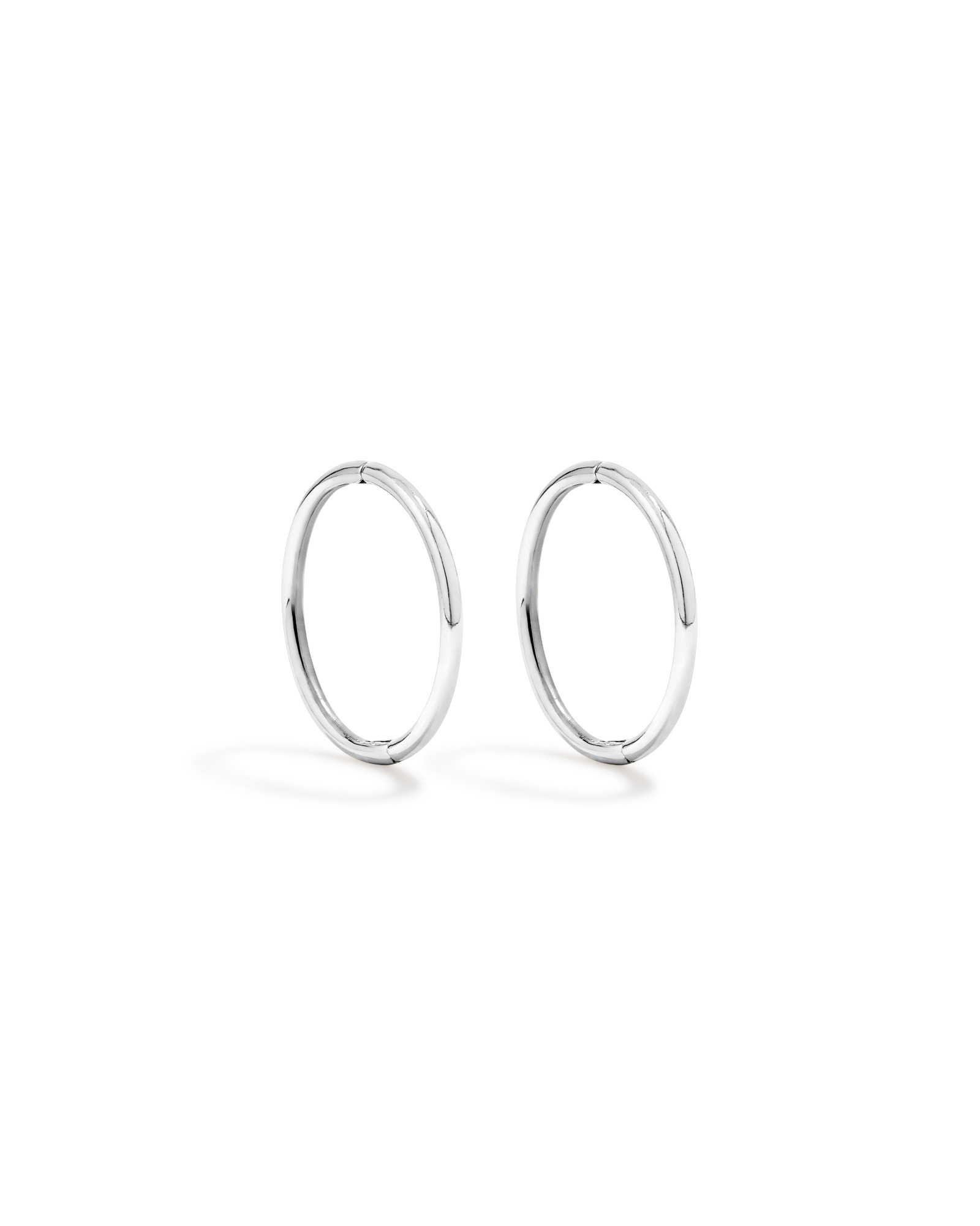 14mm Sleeper Earrings in Sterling Silver