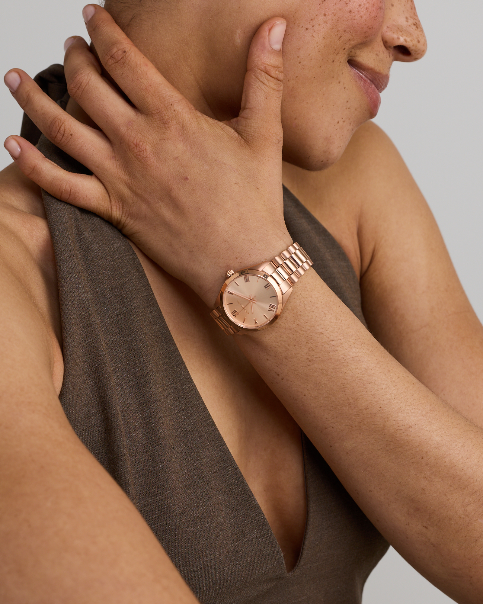 Women's 32.5mm Dress Watch in Rose Gold-Tone Stainless Steel