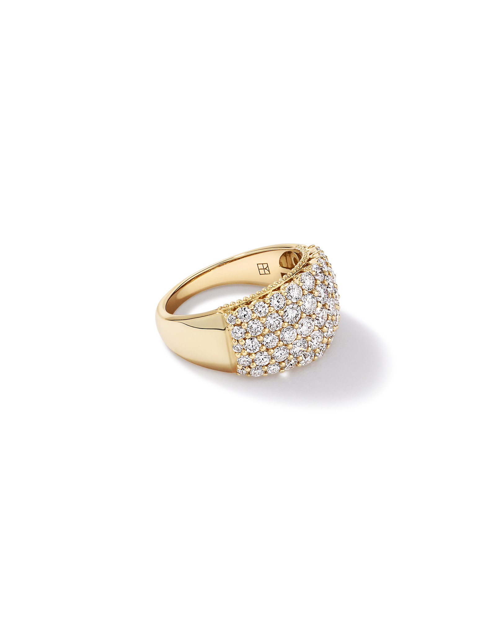 2.00TW Lab Diamond Cluster Ring 10kt Gold