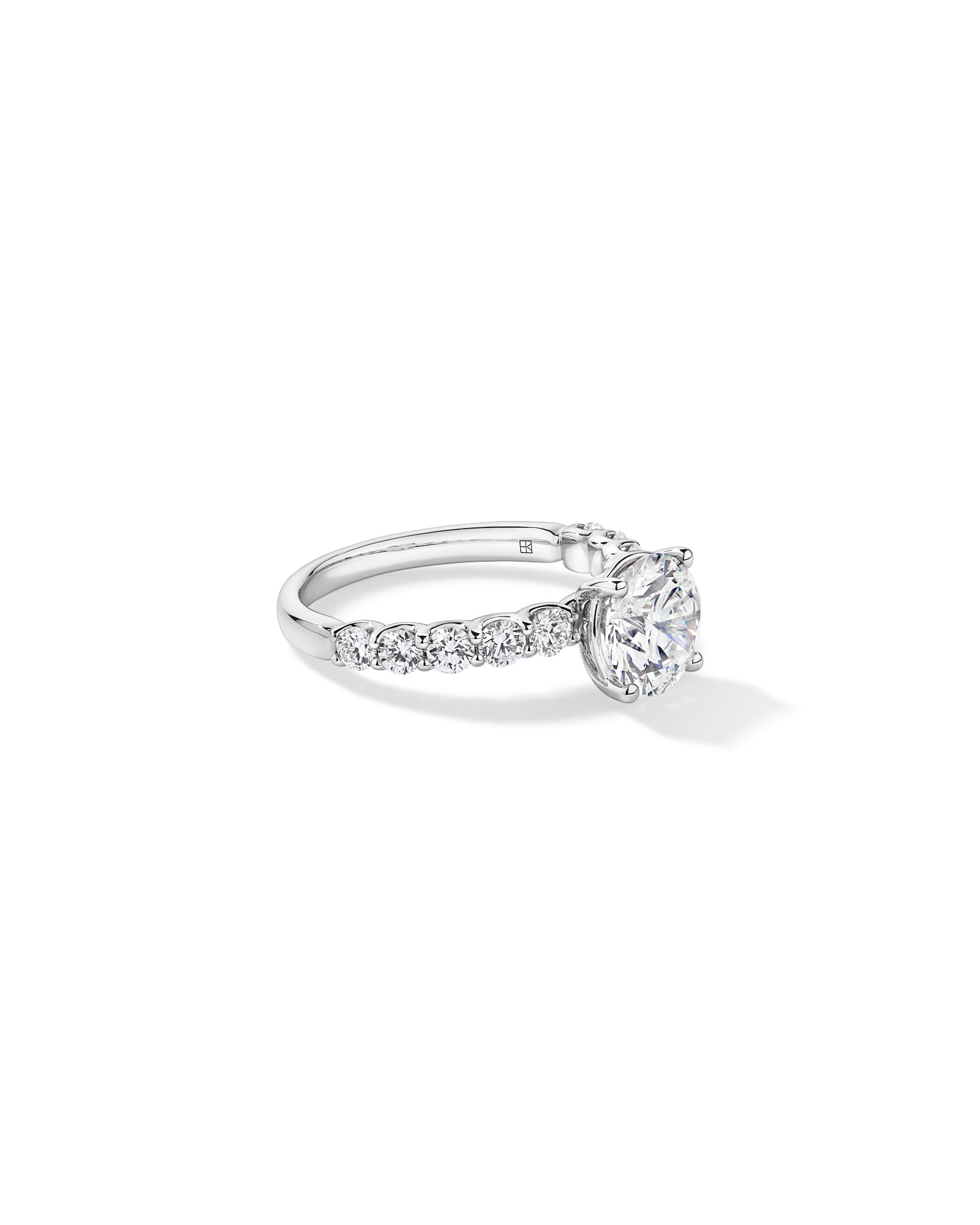 2.75TW Round Brilliant Laboratory-Grown Diamond Engagement Ring 14kt Gold
