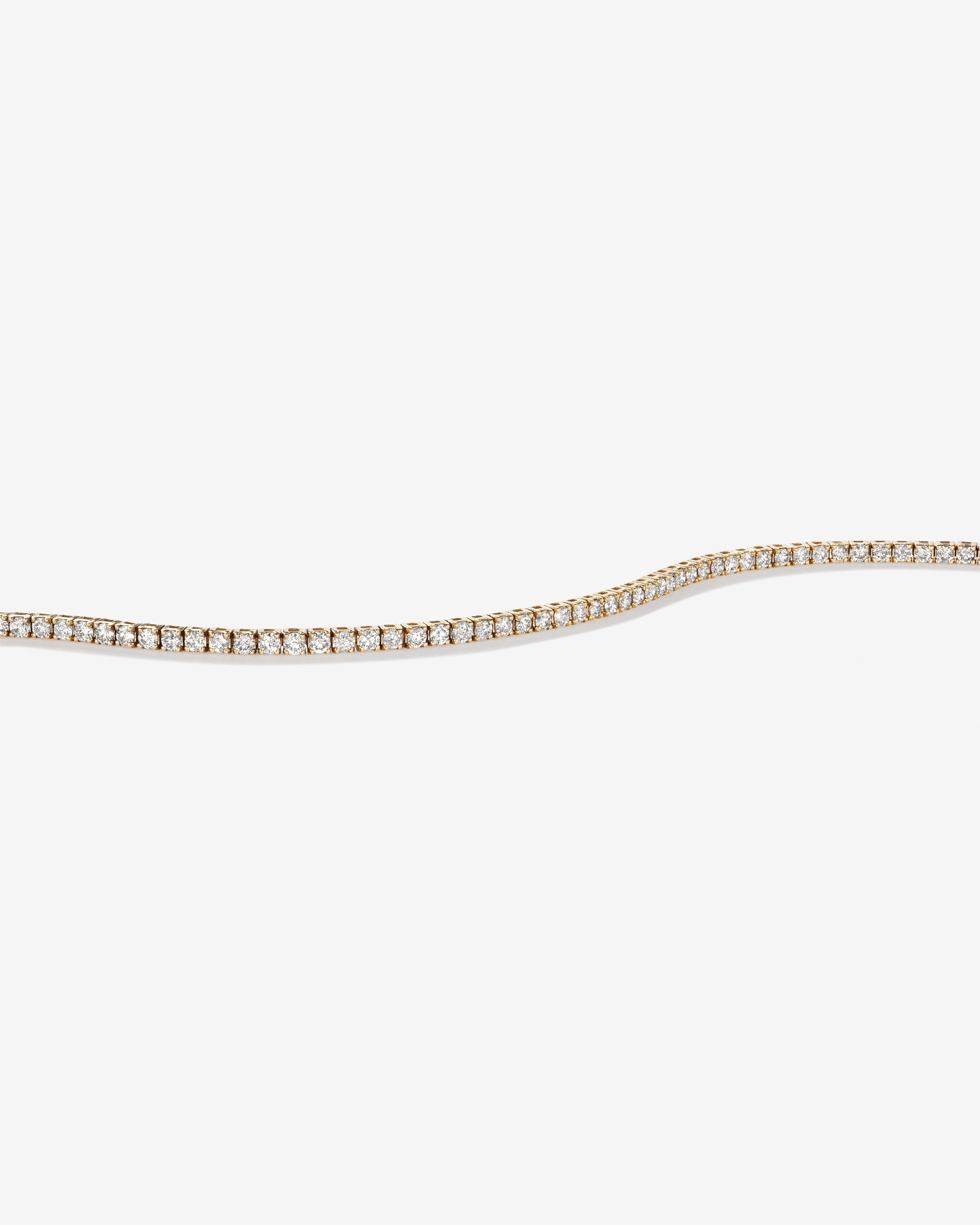 Bracelet de Tennis de 2,46 Carat TW en Diamant en Or Jaune 10kt