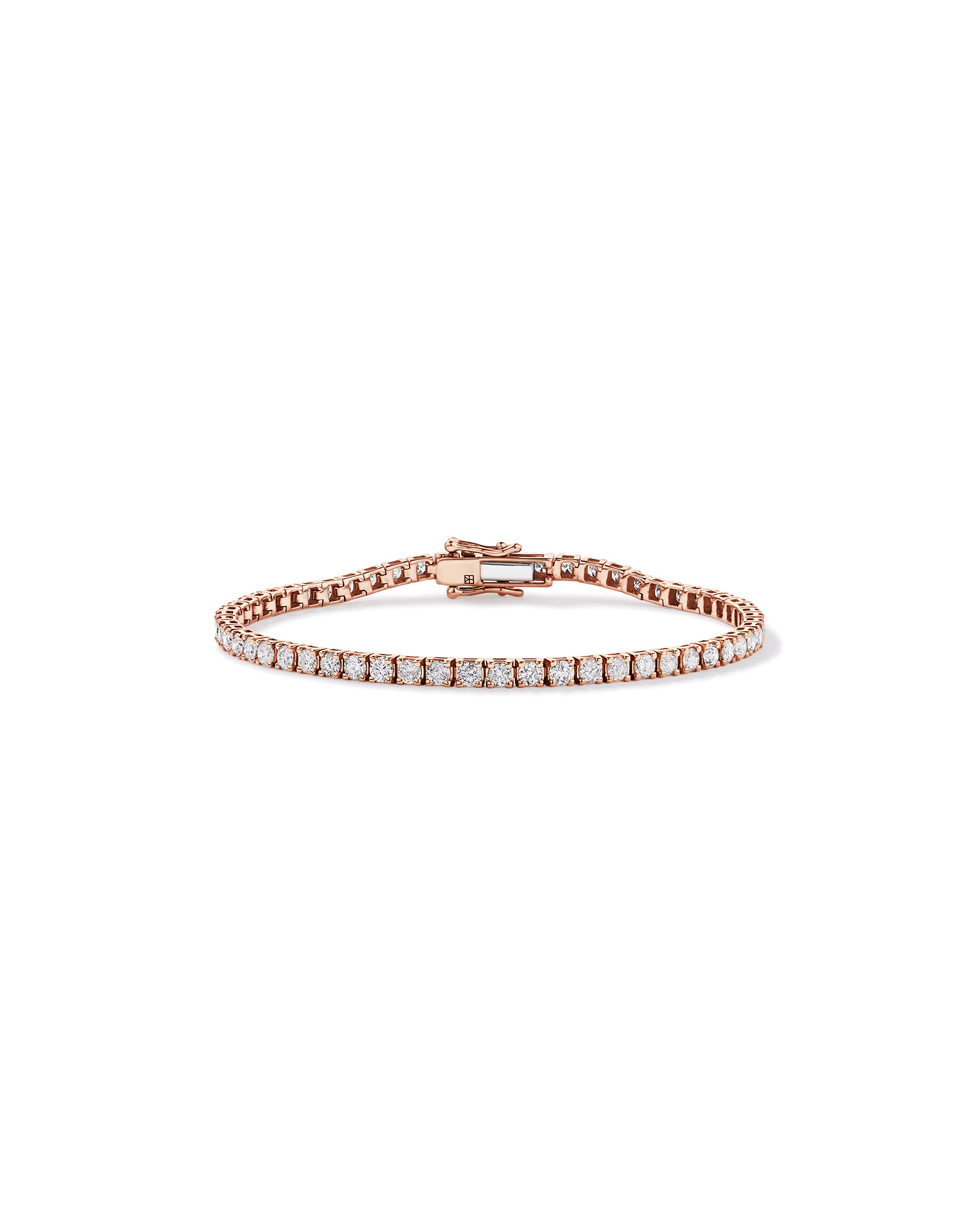 4.00 Carat TW Diamond Tennis Bracelet in 10kt Rose Gold