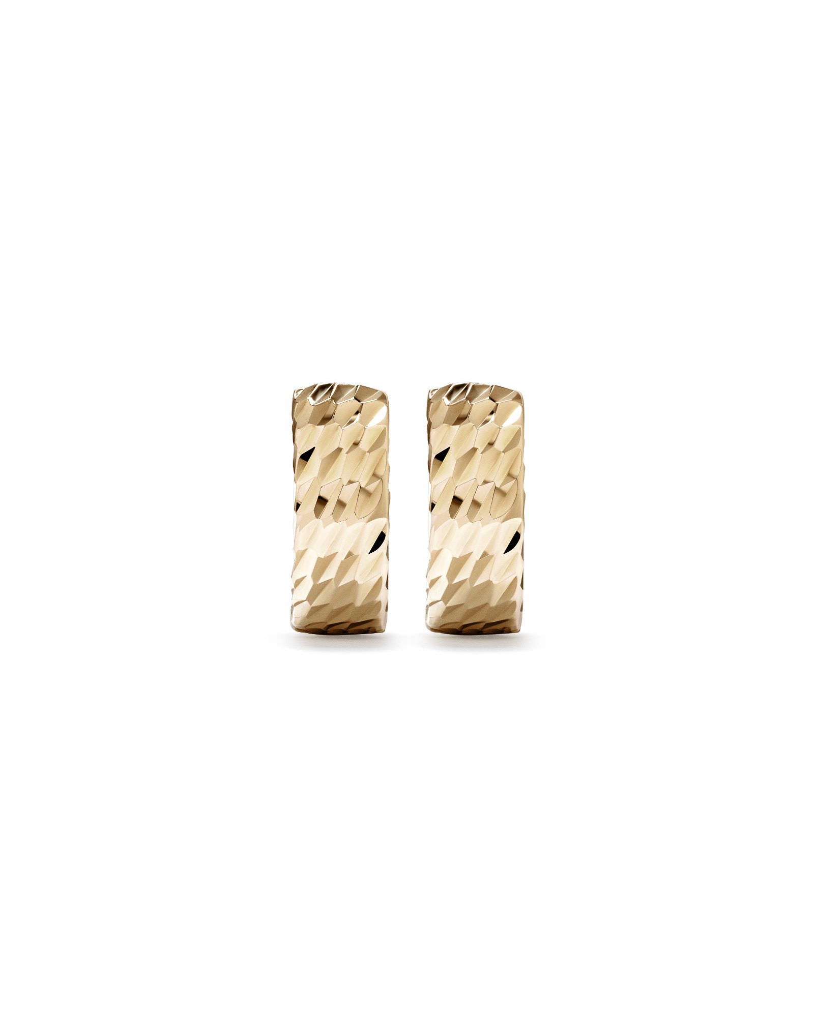 11mm Huggie Earrings 10kt Yellow Gold