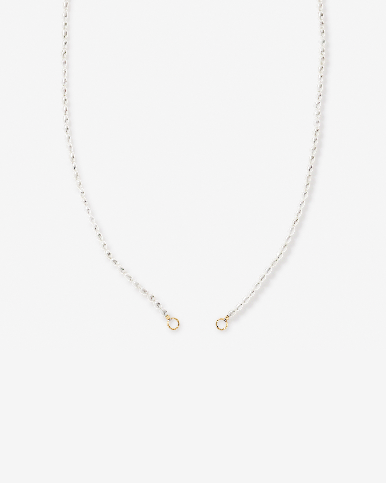 Collier à chaîne ouverte avec perles de culture d'eau douce de 55 cm (22") en or jaune 10 carats