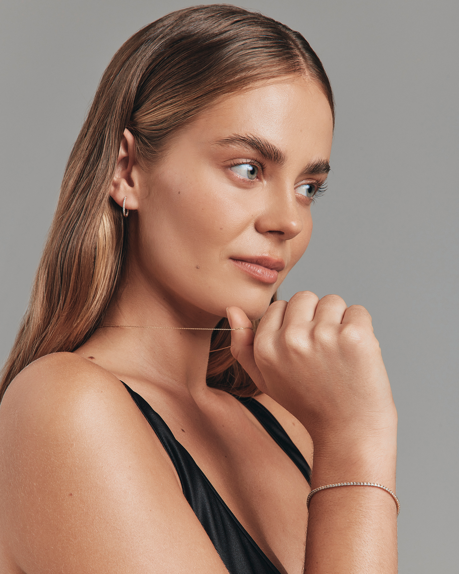 0.82 Carat TW Diamond Tennis Bracelet in 10kt Yellow Gold