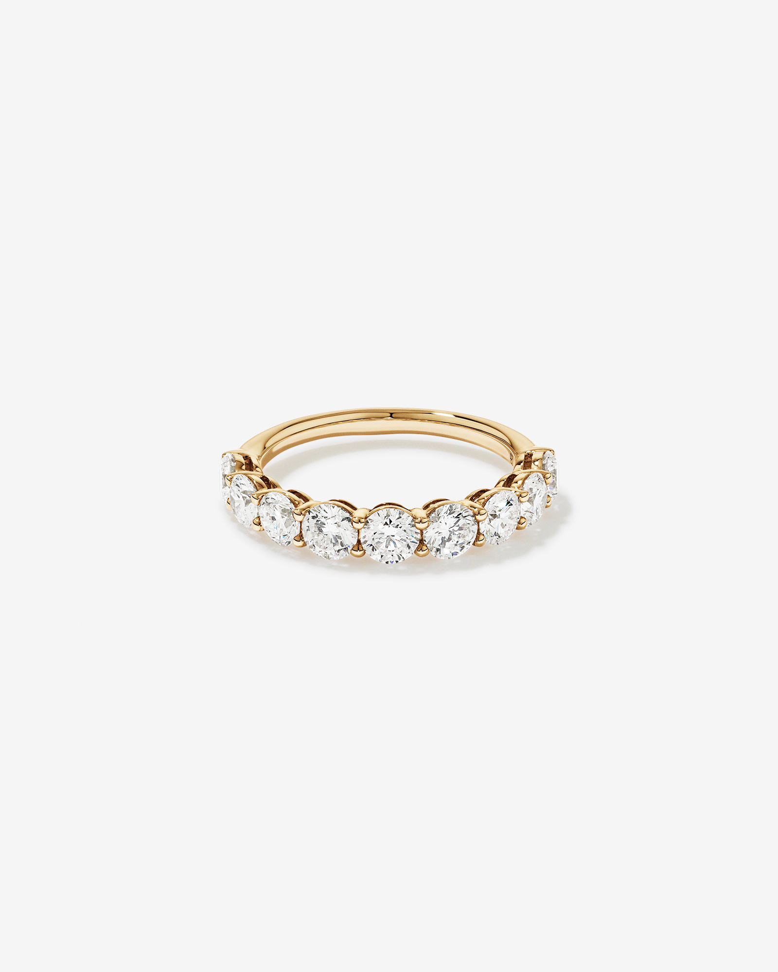 2.00 Carat TW Round Brilliant Laboratory-Grown Diamond Wedding Ring 14kt Gold