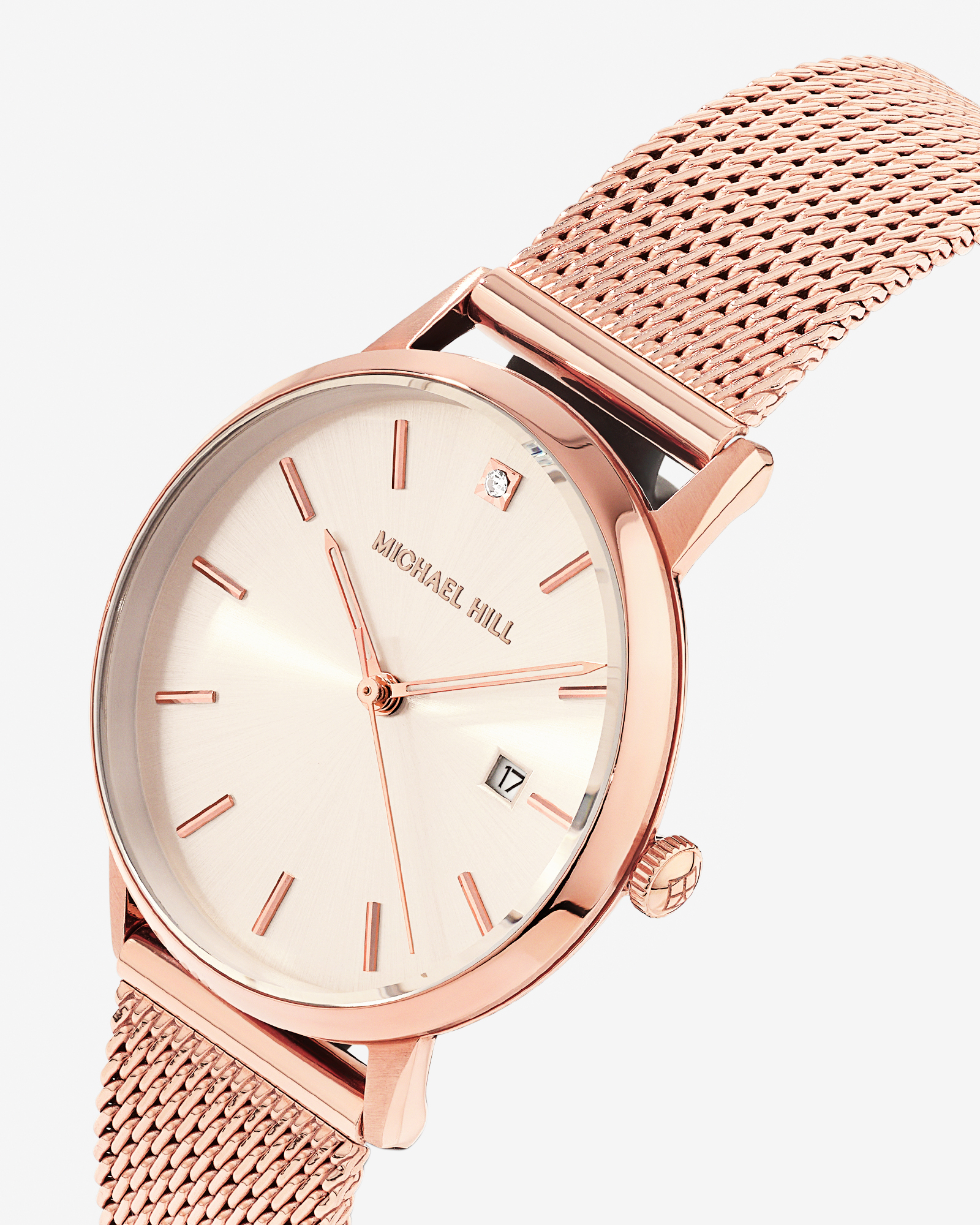 Women's Mesh Watch in Rose Tone Stainless Steel