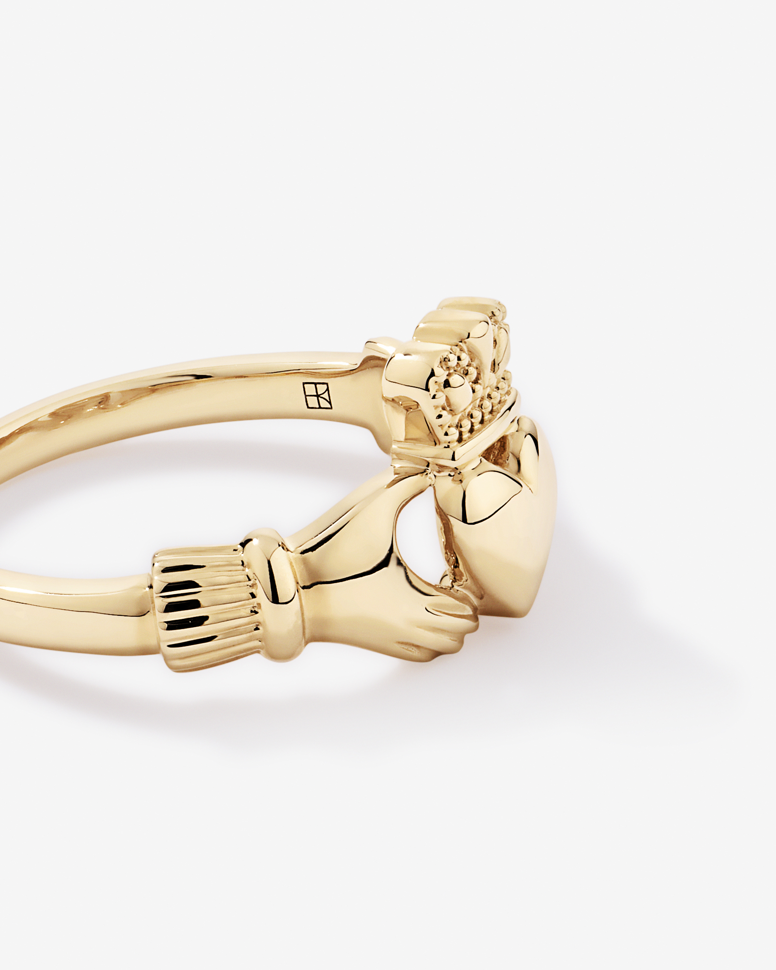 Claddagh Ring 10kt Yellow Gold
