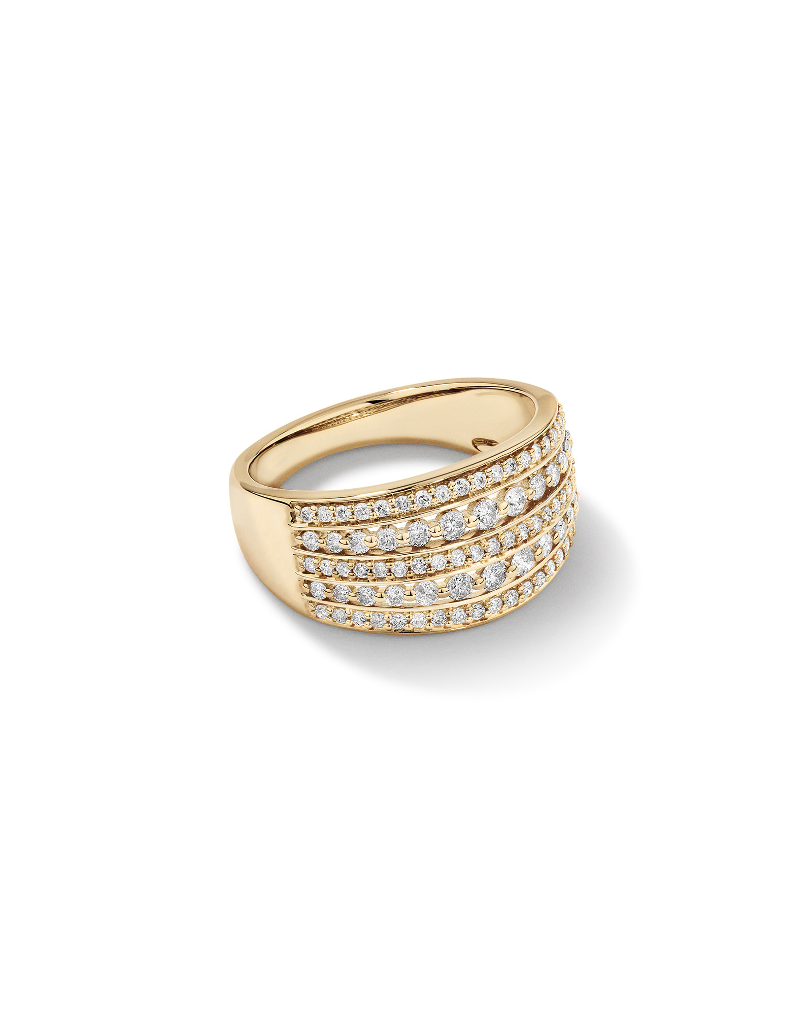 Bague TW Infinite Diamonds 0,70 carat en or jaune 10 carats