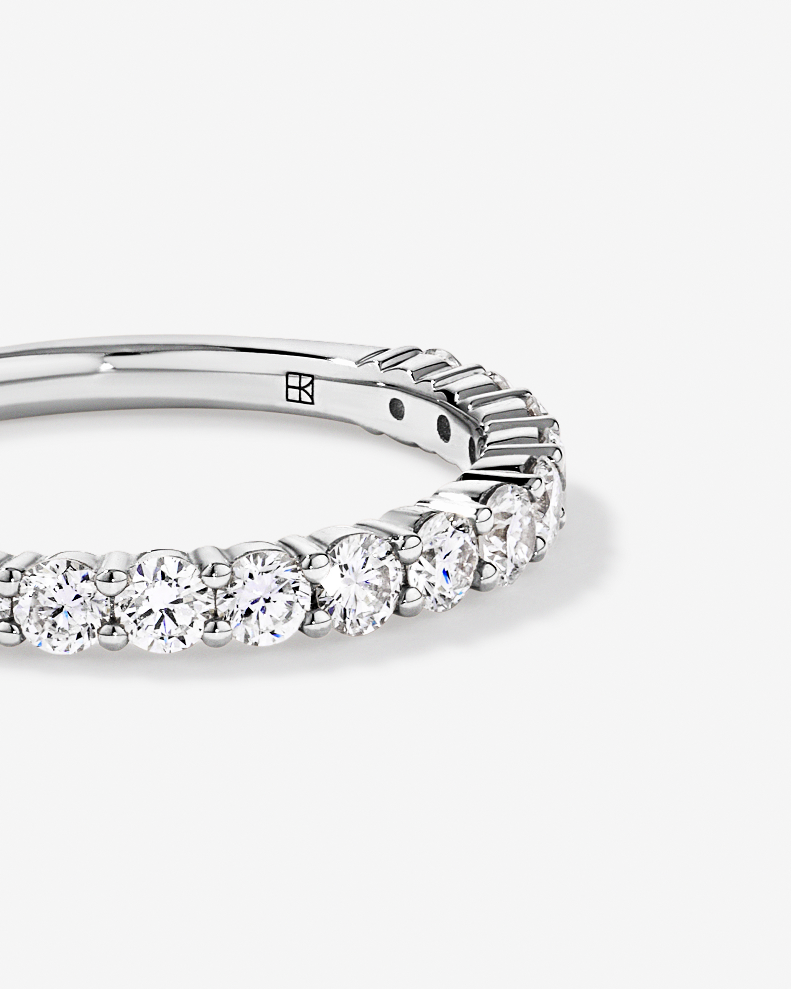 0.75 Carat TW Laboratory-Grown Diamond Wedding Band 10kt Gold