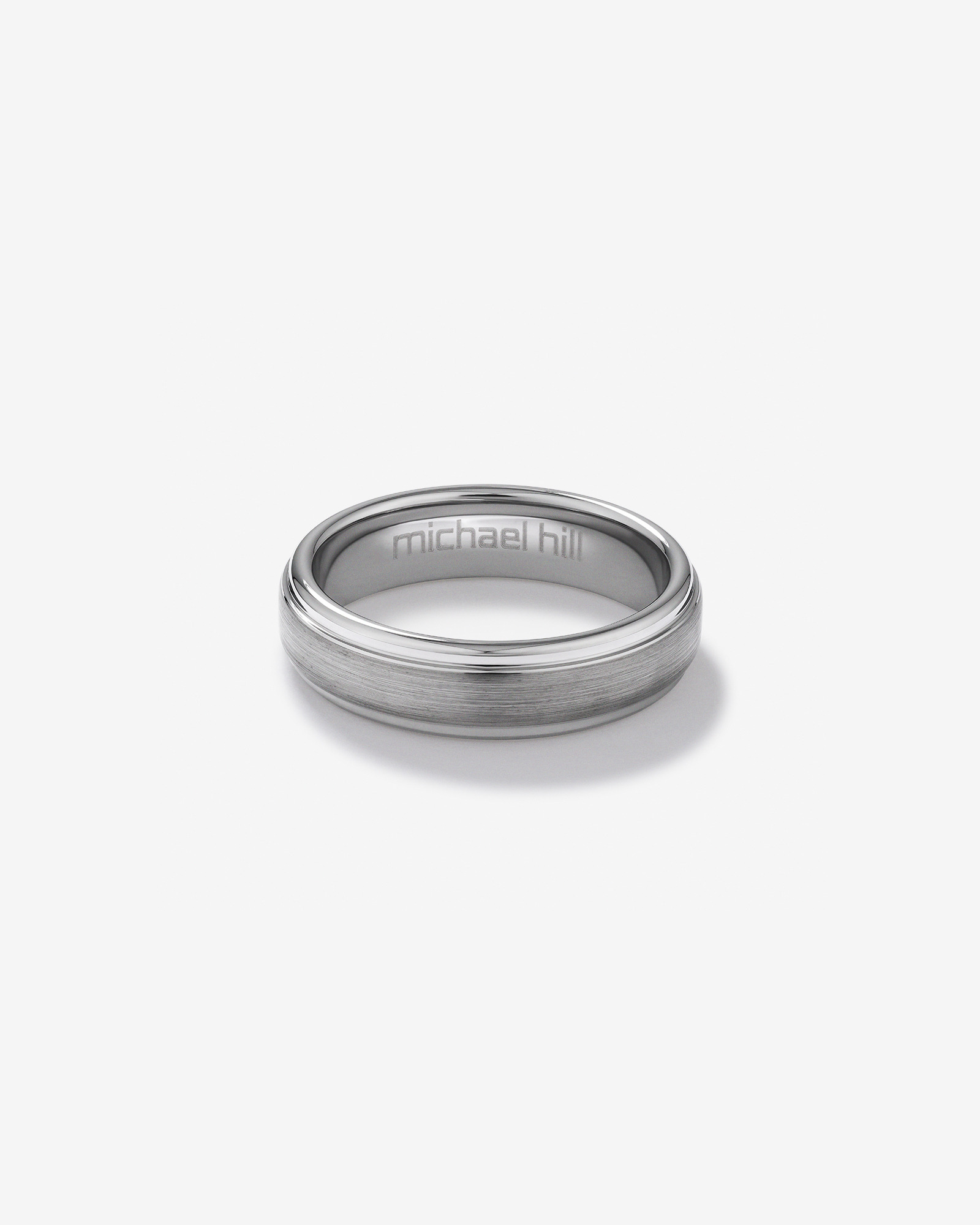 Men's Ring Grey Sapphire Tungsten