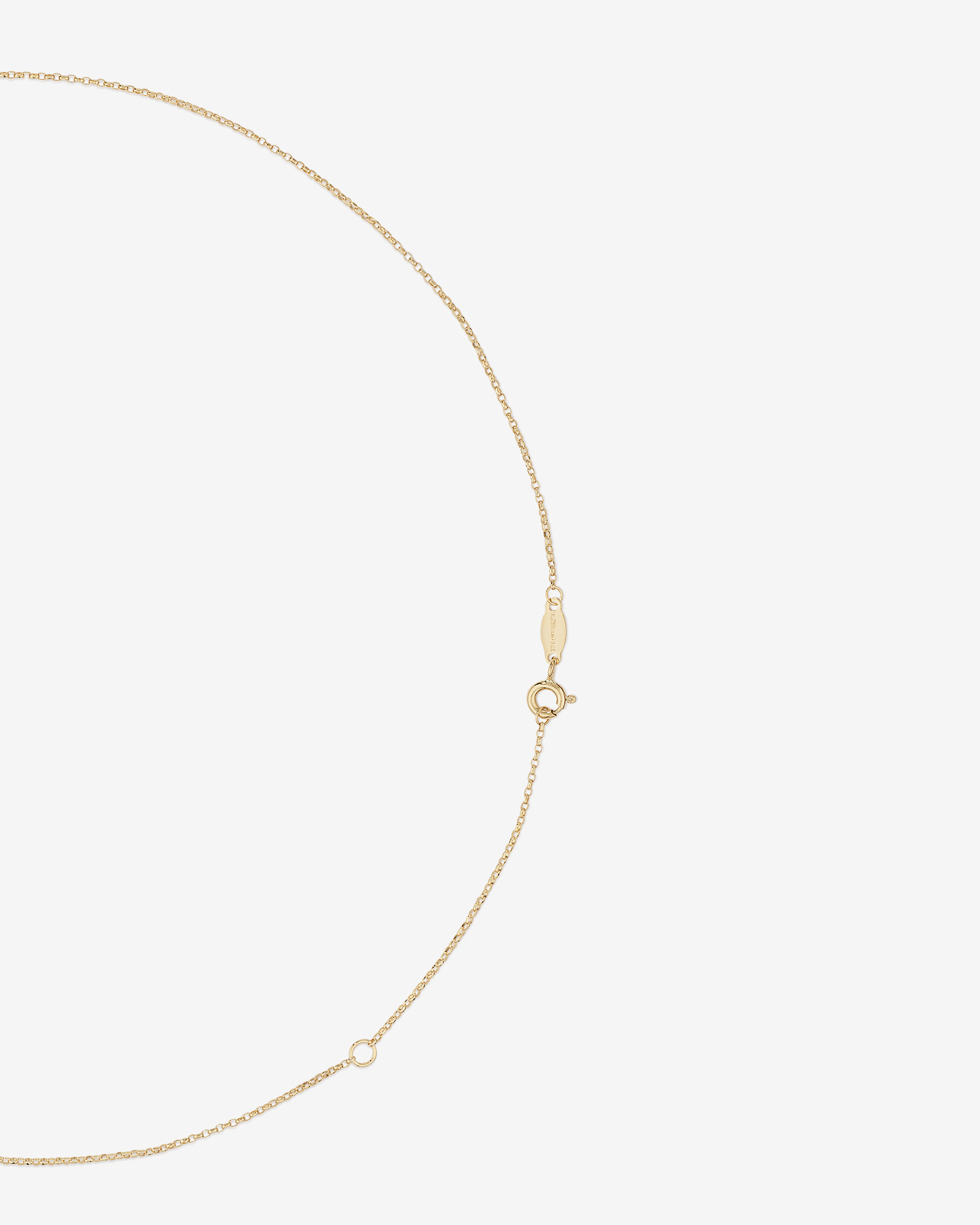 Chaîne belcher massive de 45 cm en or jaune 10 K