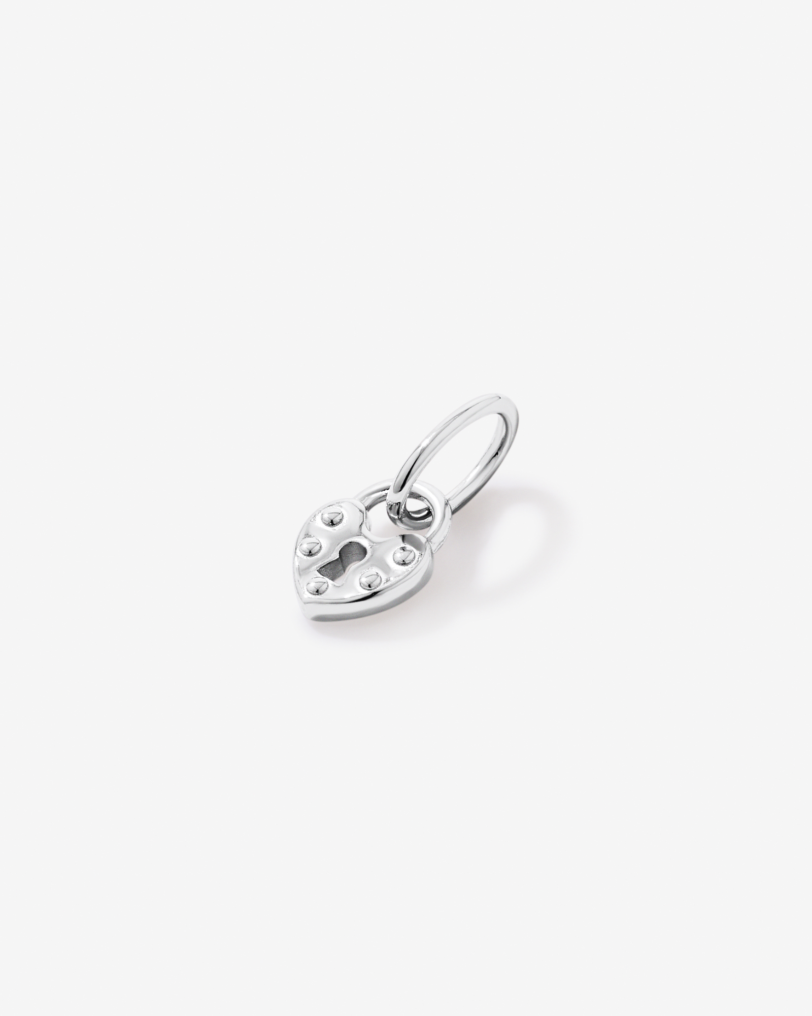 Micropendentif Heart Lock en argent sterling