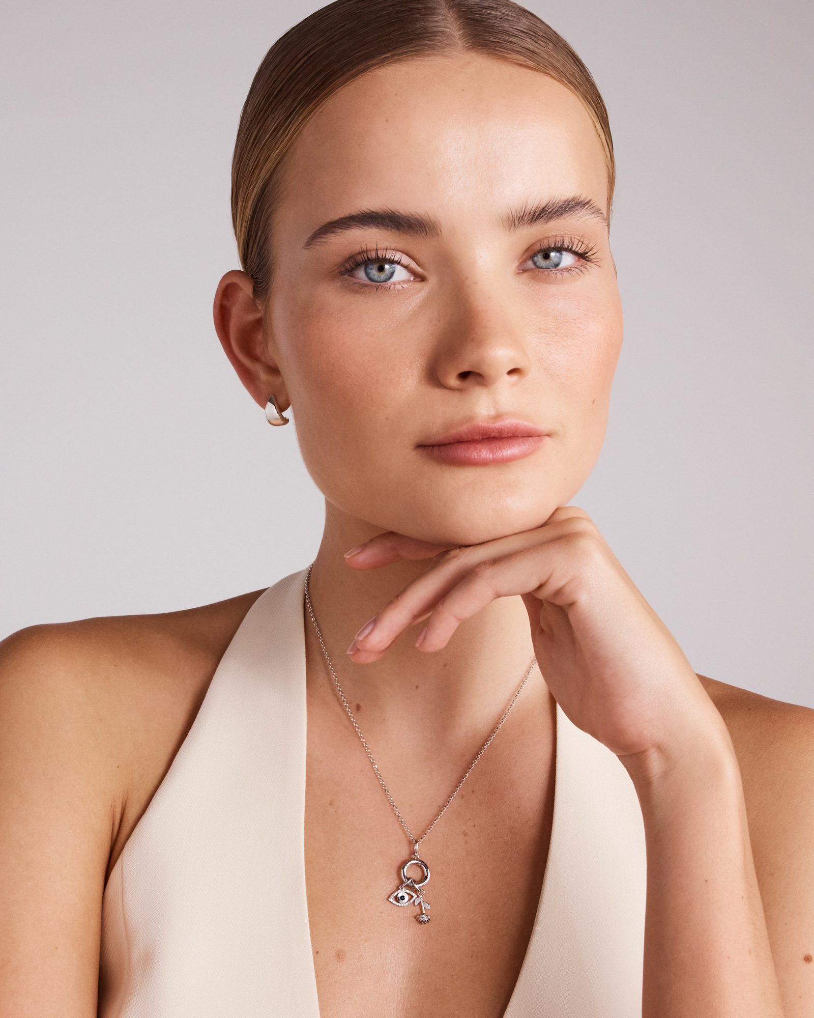 Rehausseur de pendentif poli de 13 mm en argent sterling