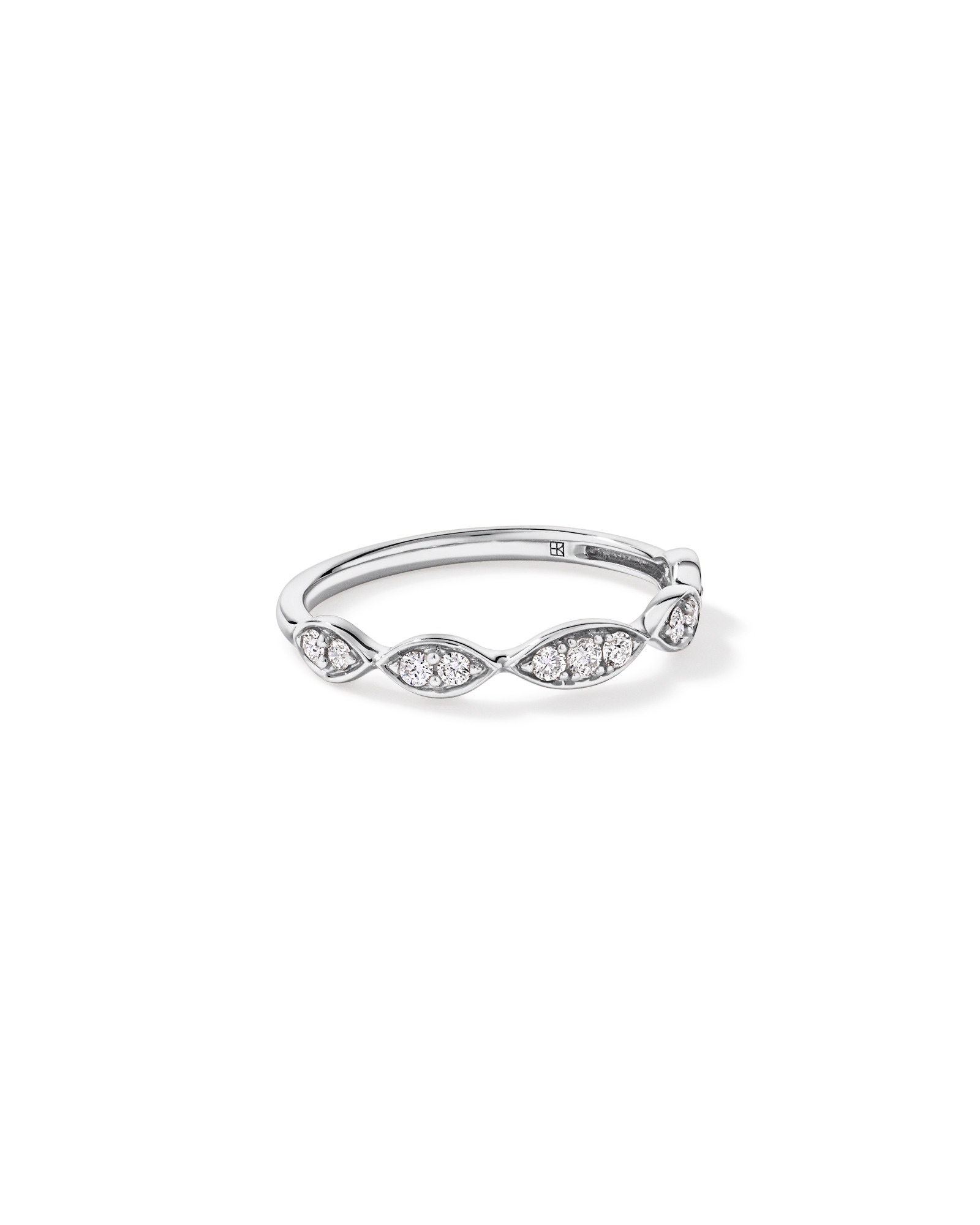 0.20TW Diamond Twist Wedding Band 14kt Gold