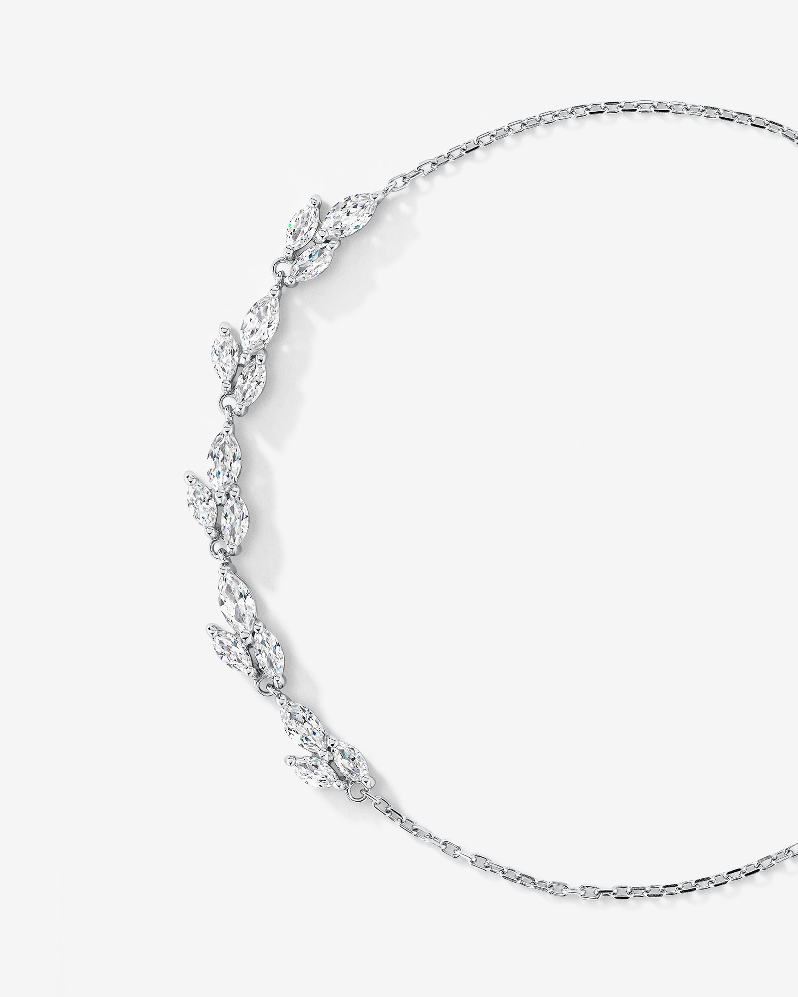 Bracelet Liane en Zircon Cubique en Argent Sterling