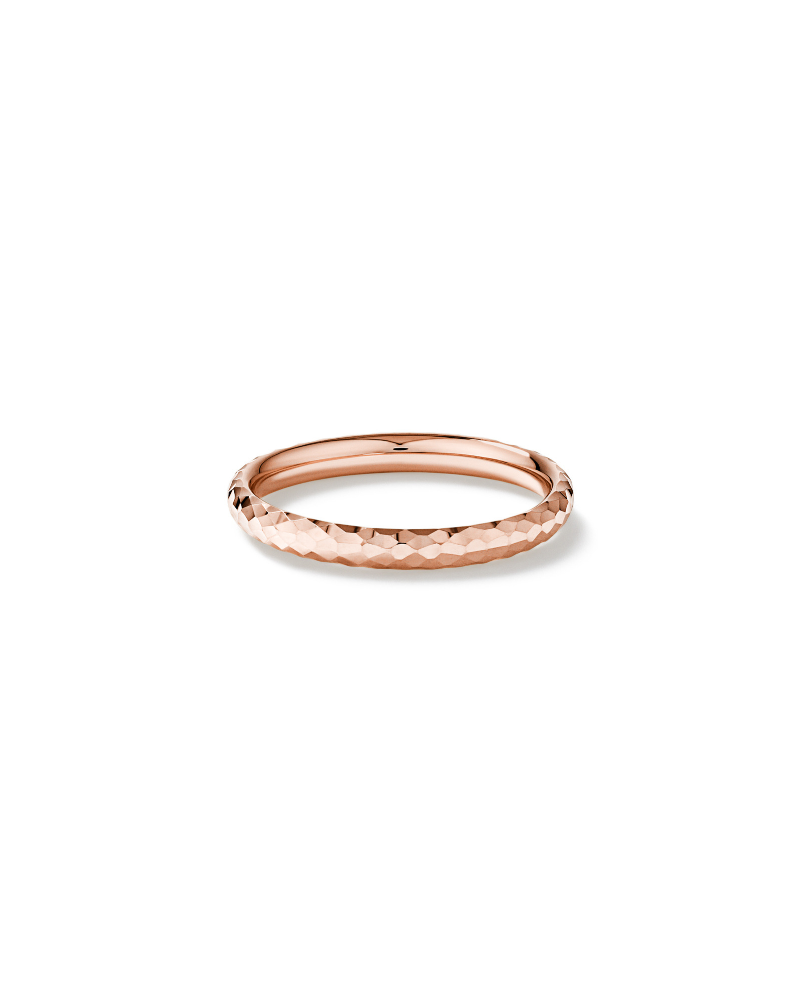 Bague Diamantée en Or Rose 10 ct