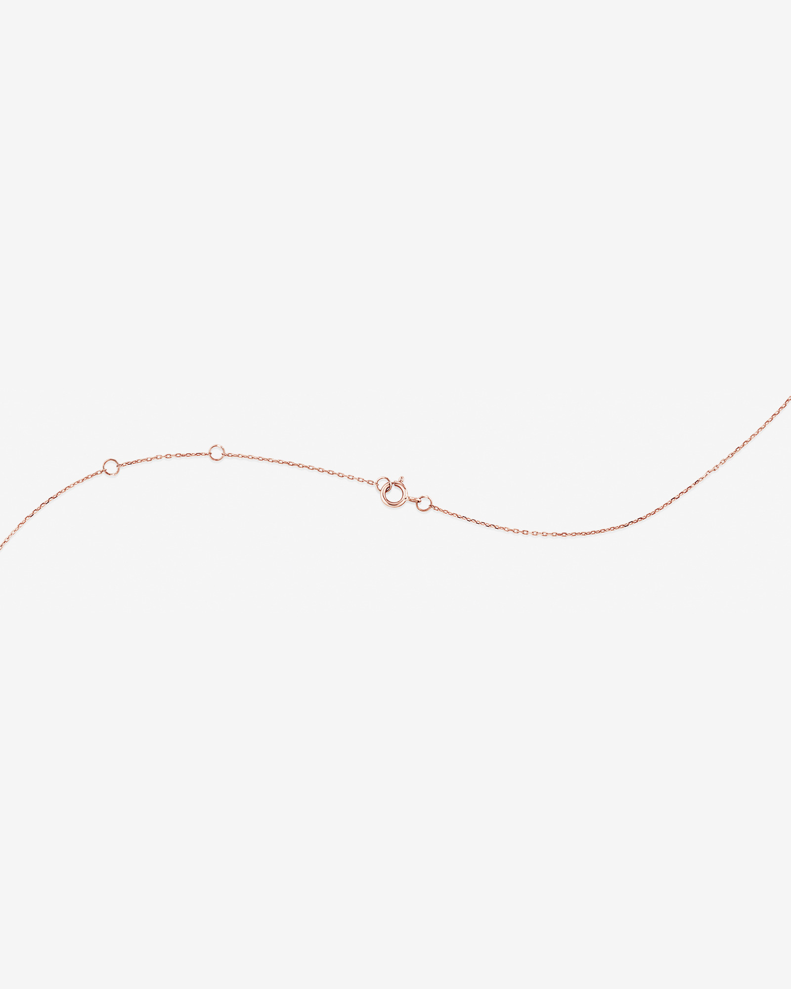 Pendentif trèfle à 4 feuilles en or rose 10 K avec diamants