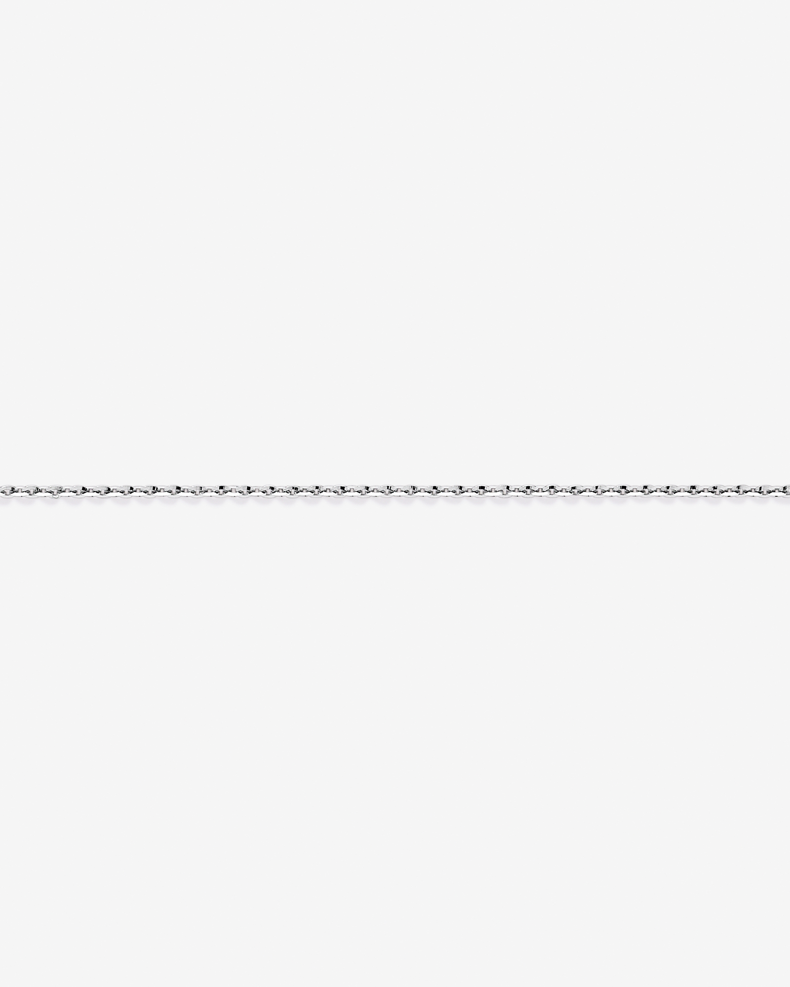 Bracelet à torsades fines taillées en diamants de 19 cm en argent sterling