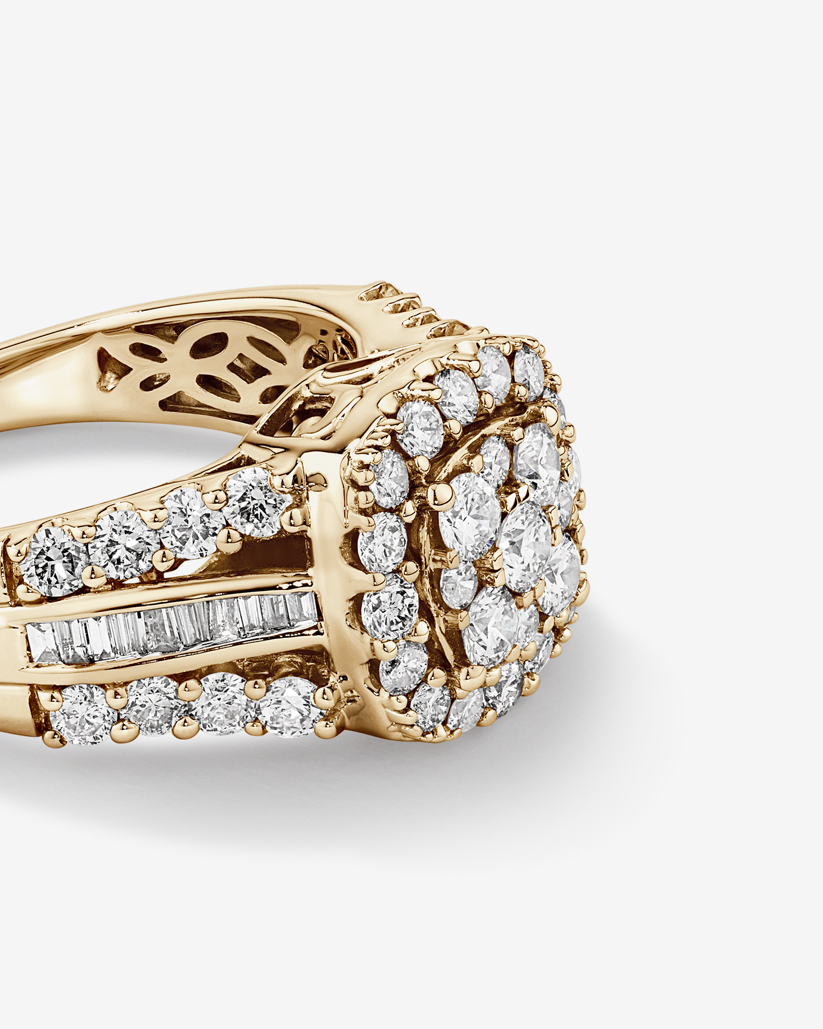 Engagement Ring with 1.50 Carat TW of Diamonds in 14kt Yellow Gold