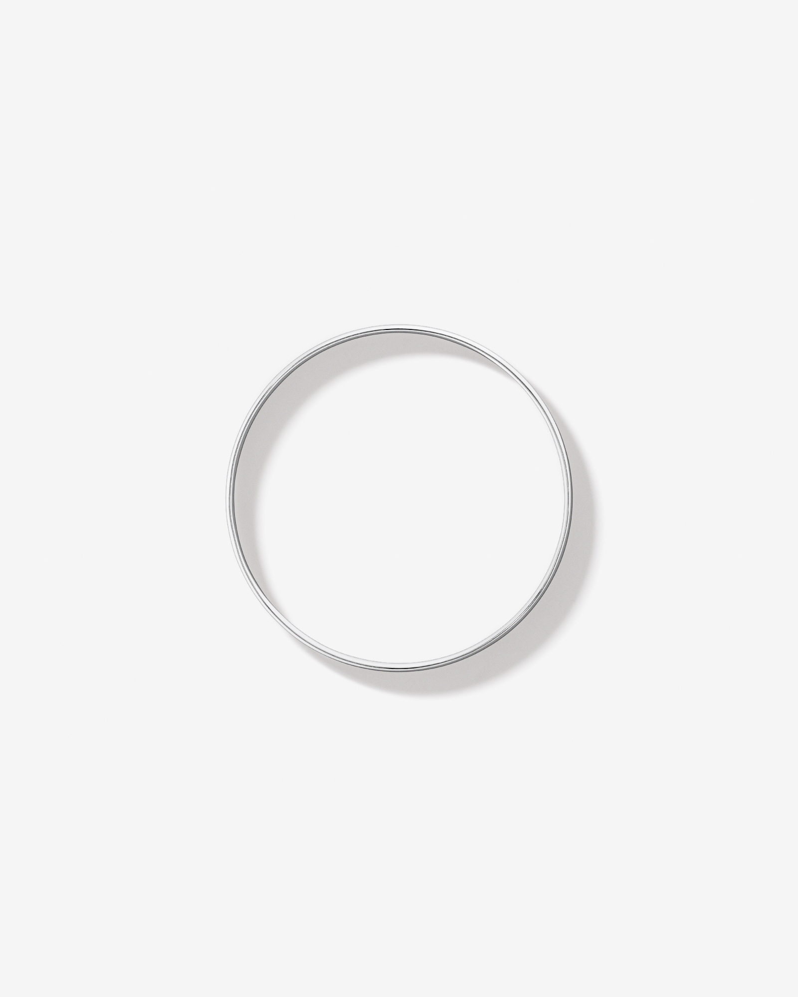 7.5mm-8mm Round Bangle in Sterling Silver