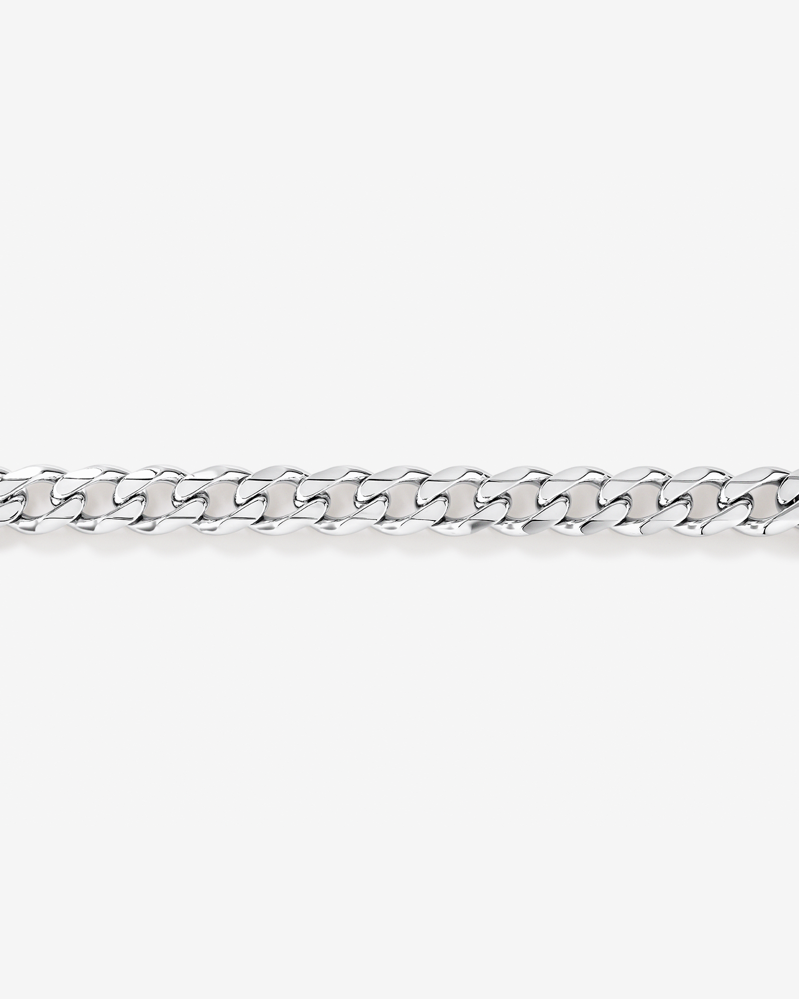 Bracelet Gourmette de 14.8mm en Argent Sterling