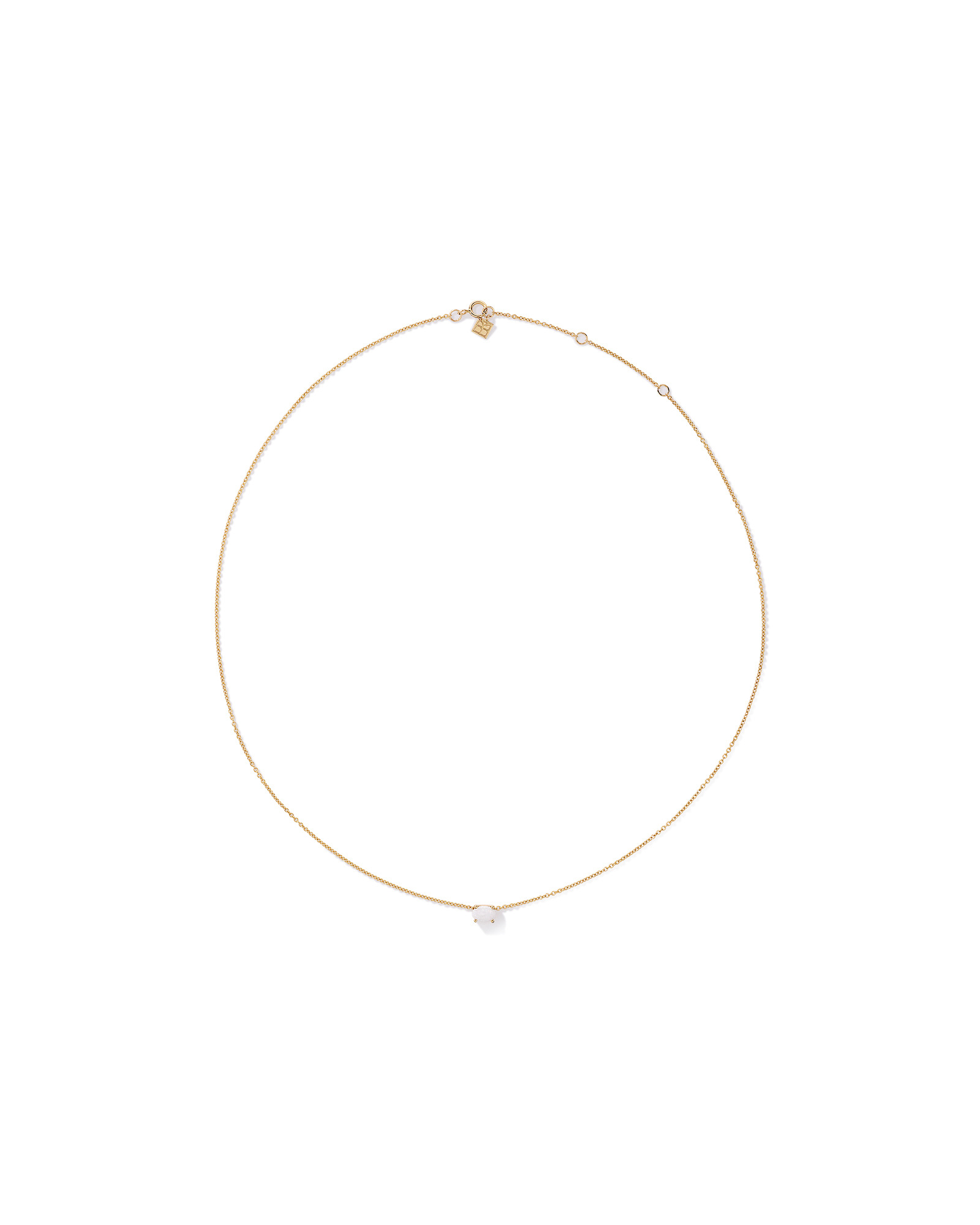 Australian Opal East-West Necklace in 10kt Yellow Gold