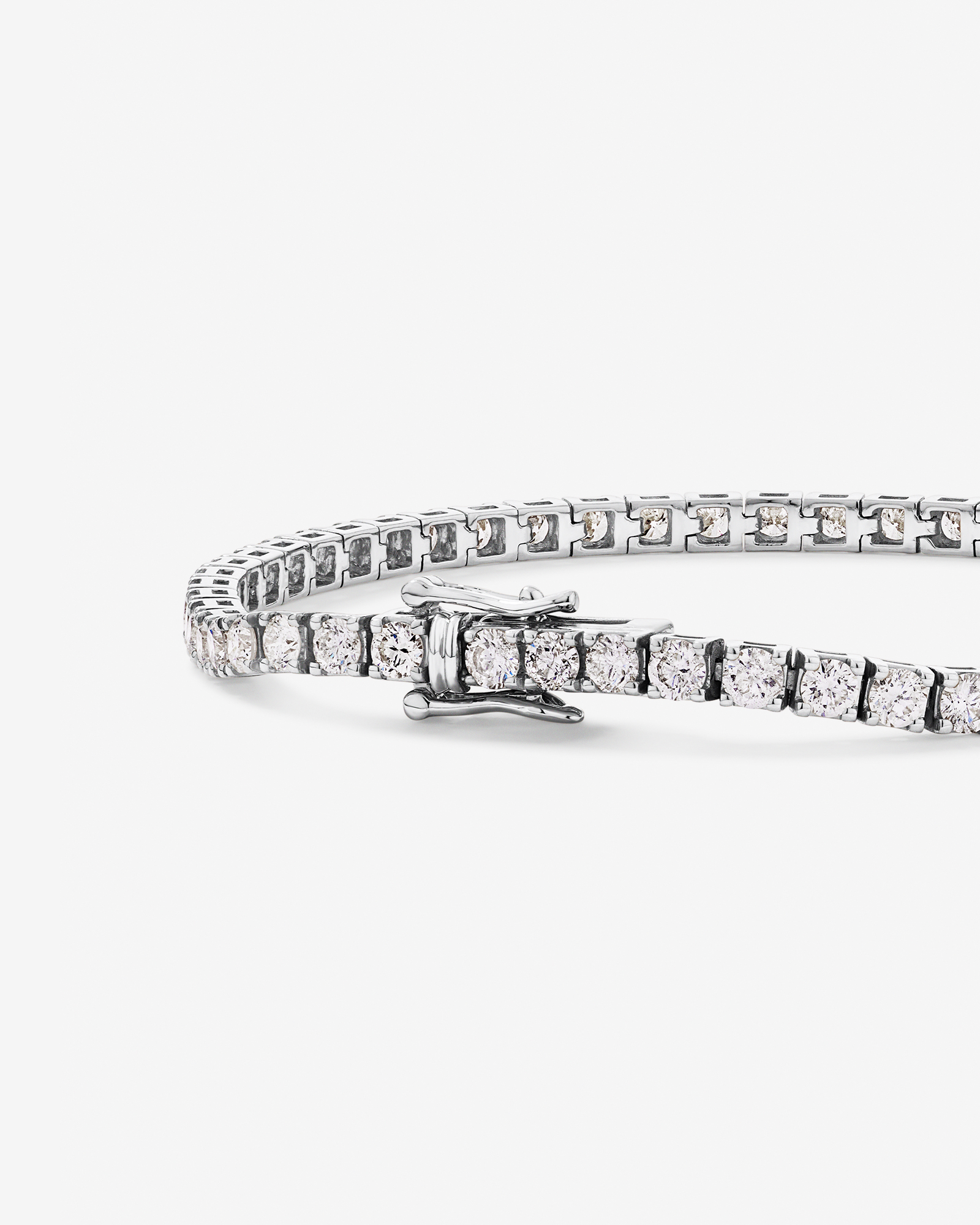 5.00 Carat TW Diamond Tennis Bracelet in 10kt White Gold