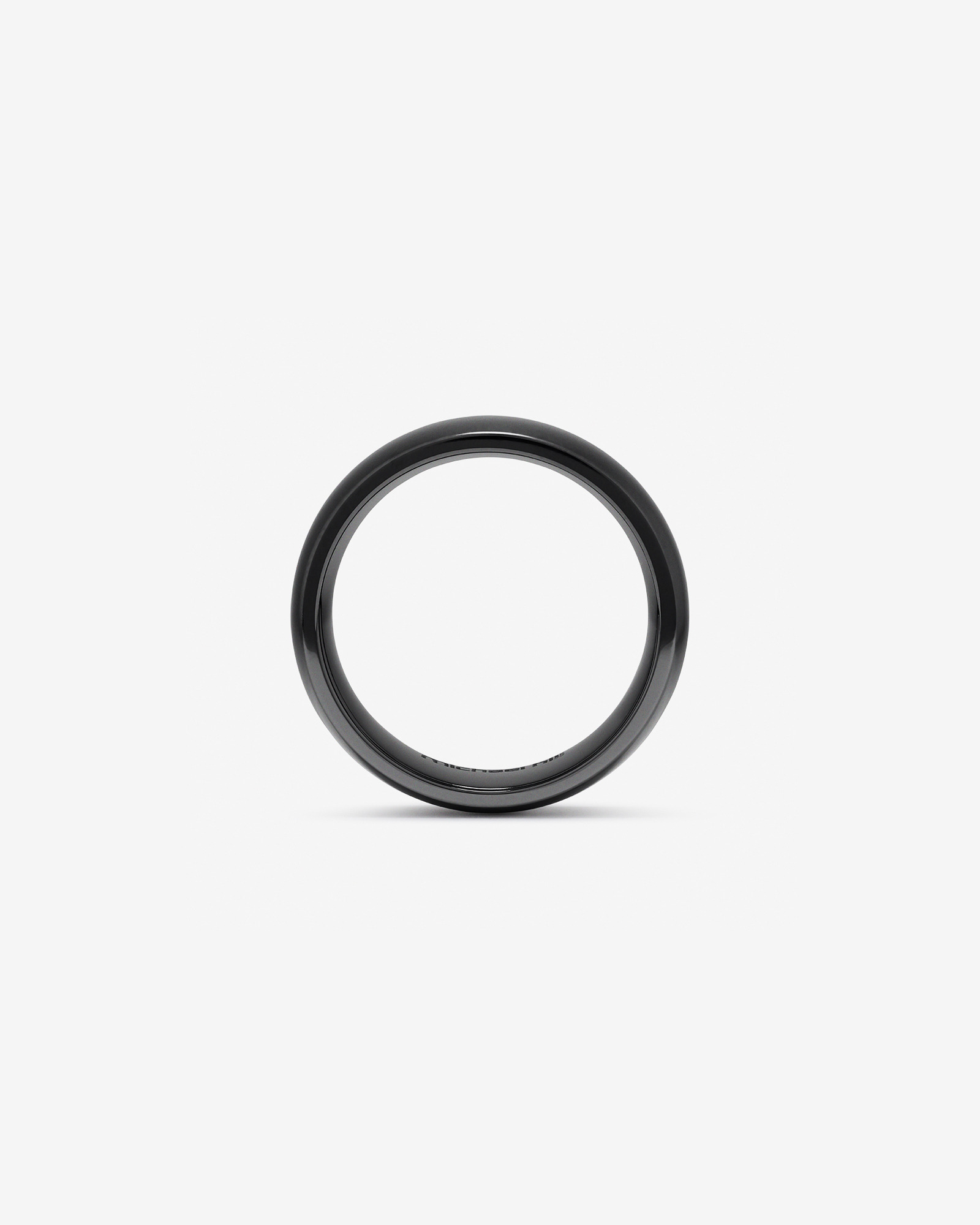 Bague en titane noir