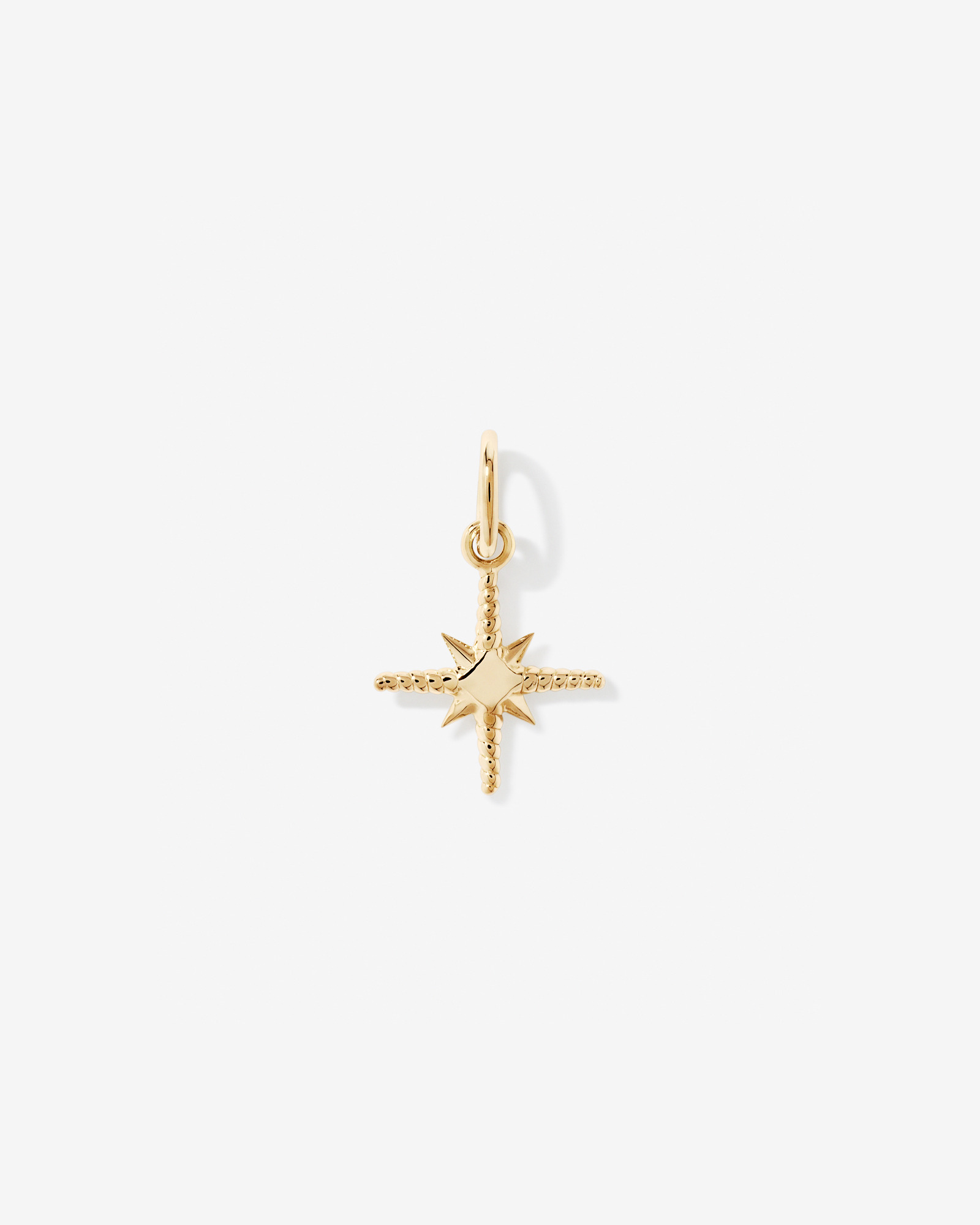 Diamond North Star Pendant in 10kt Yellow Gold