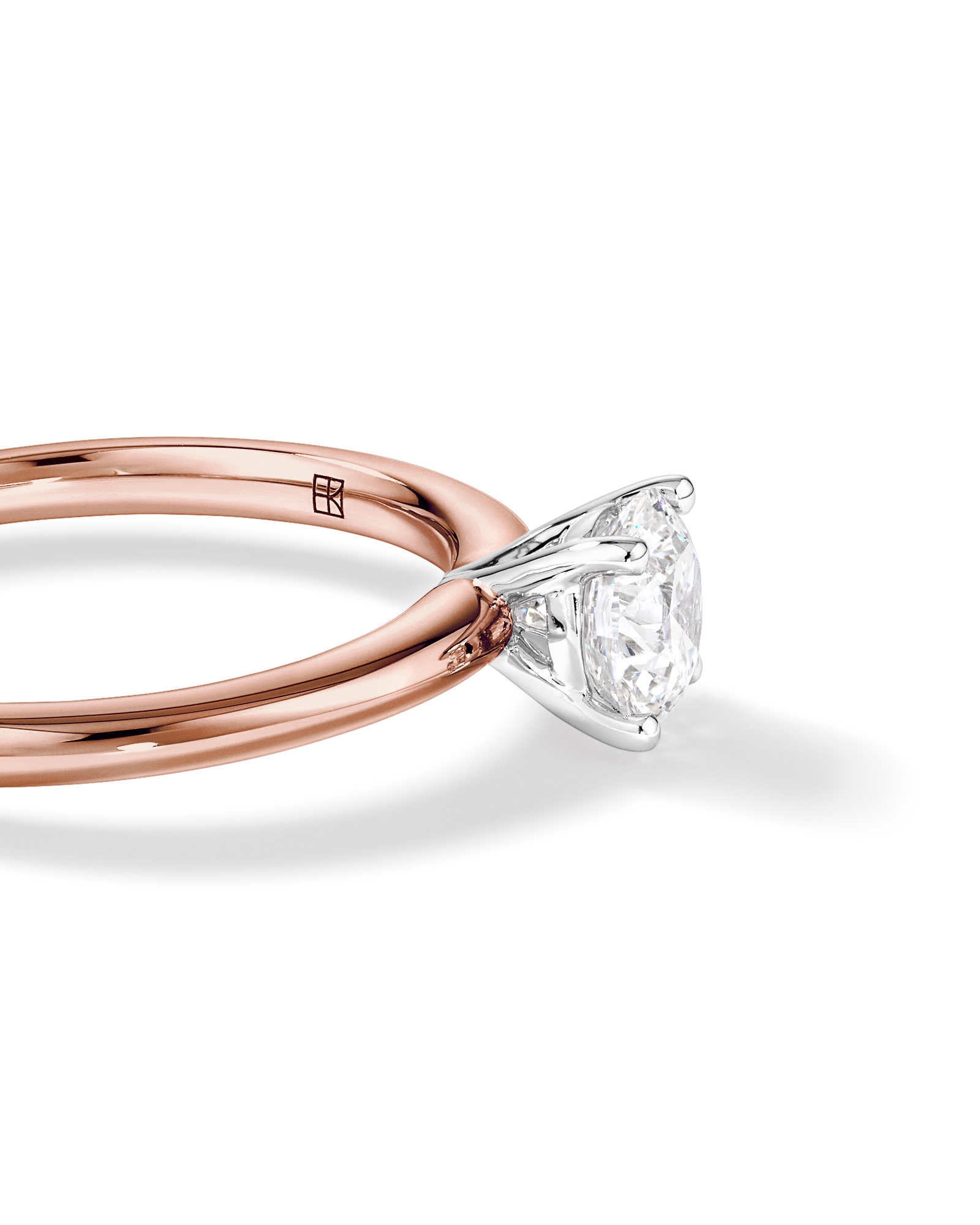 0.70 Carat TW Round Brilliant Laboratory-Grown Diamond Solitaire Engagement Ring in 14kt White Gold