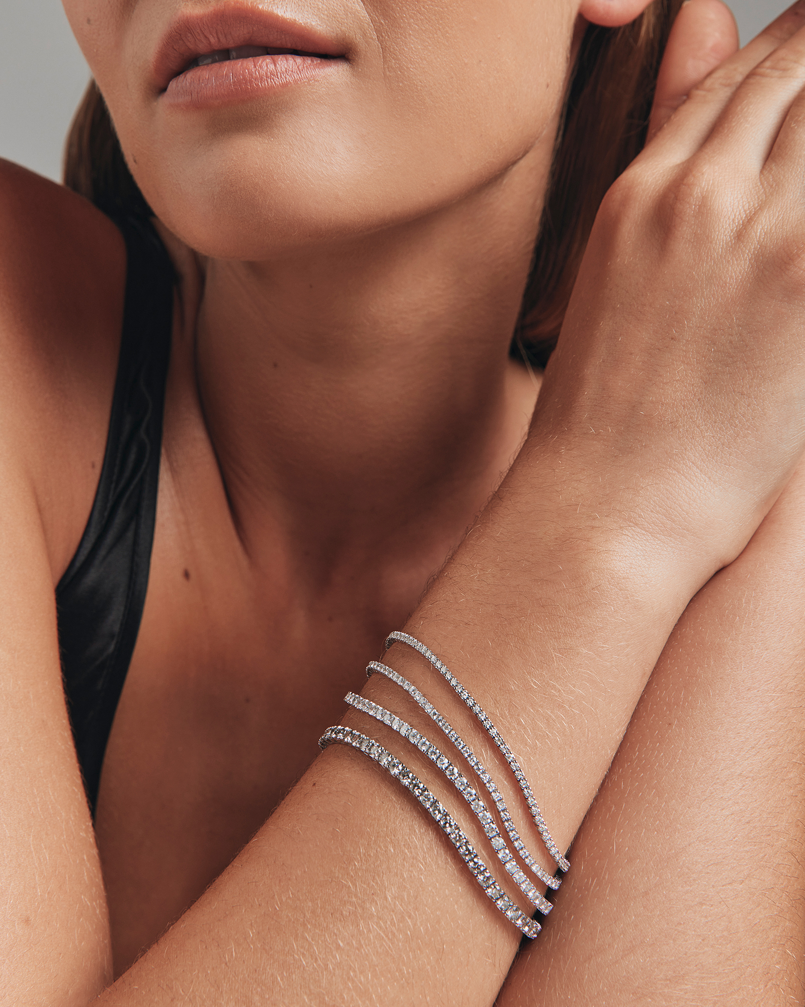 4.92 Carat TW Diamond Tennis Bracelet in 10kt Yellow Gold