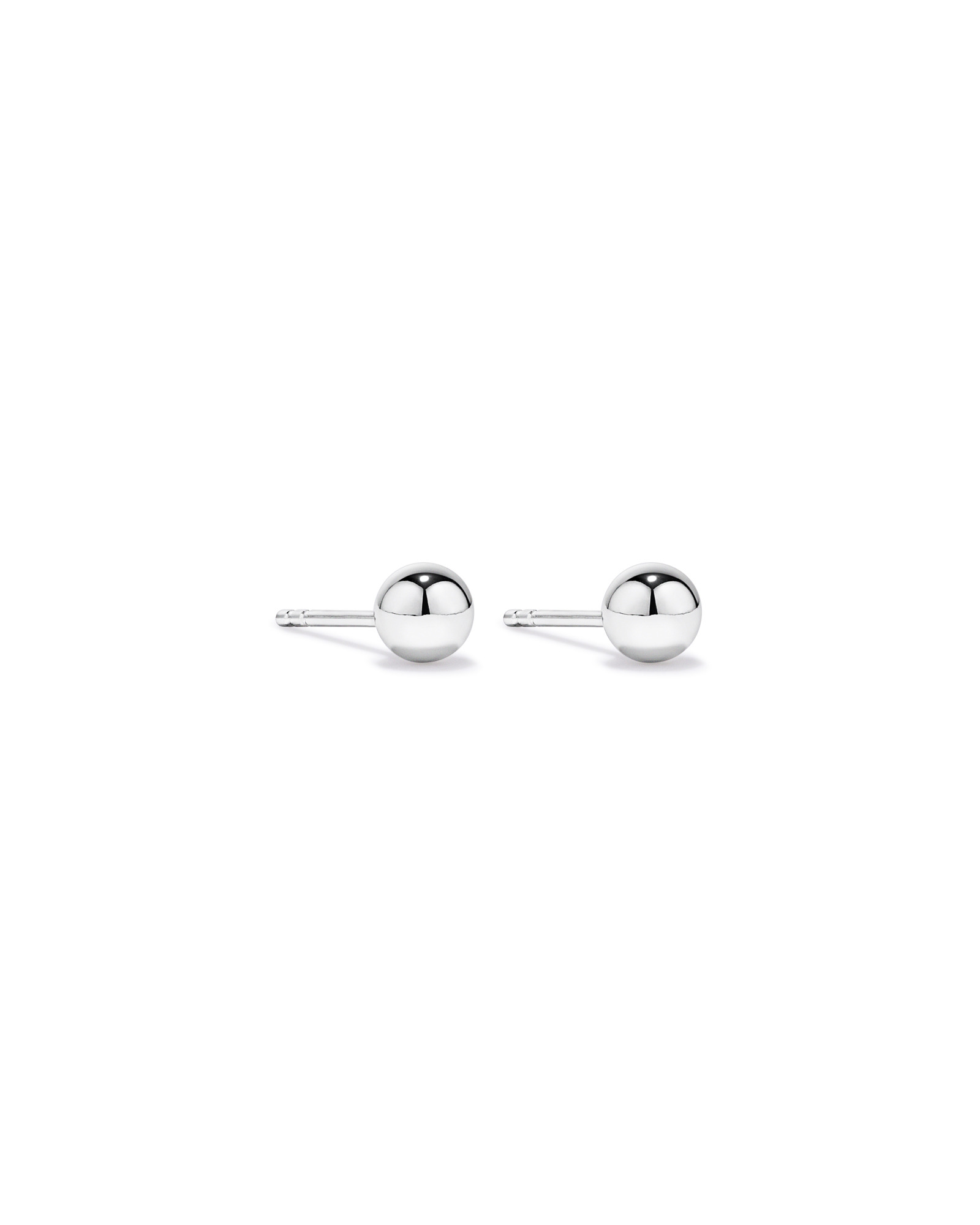 5mm Ball Stud Earrings in Sterling Silver