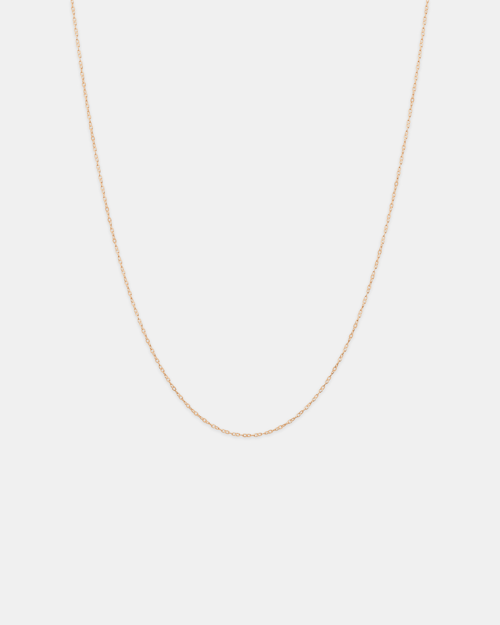 45cm (17") 0.95mm Width Solid Cable Chain 10kt Yellow Gold