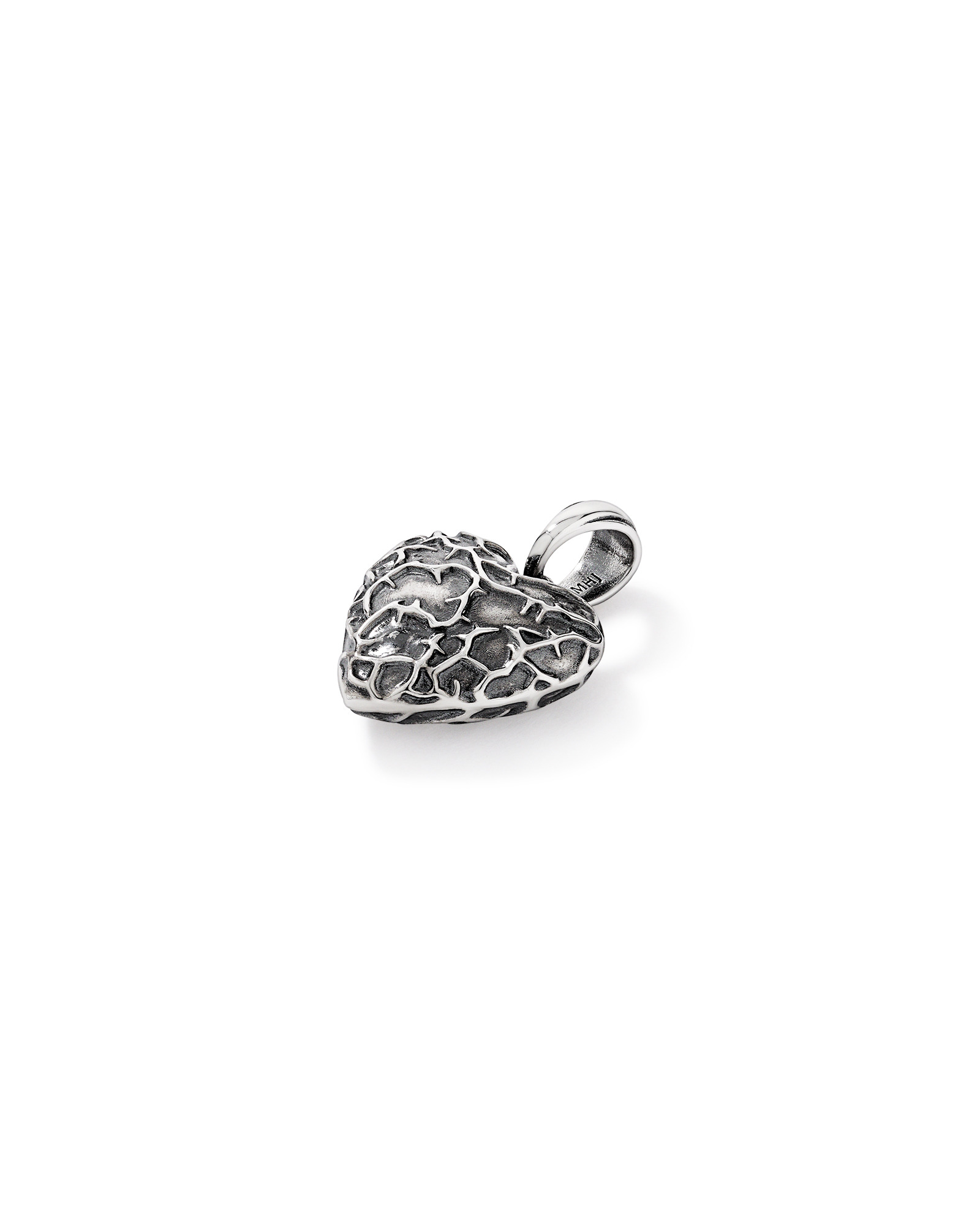 Thorny Heart Pendant in Sterling Silver