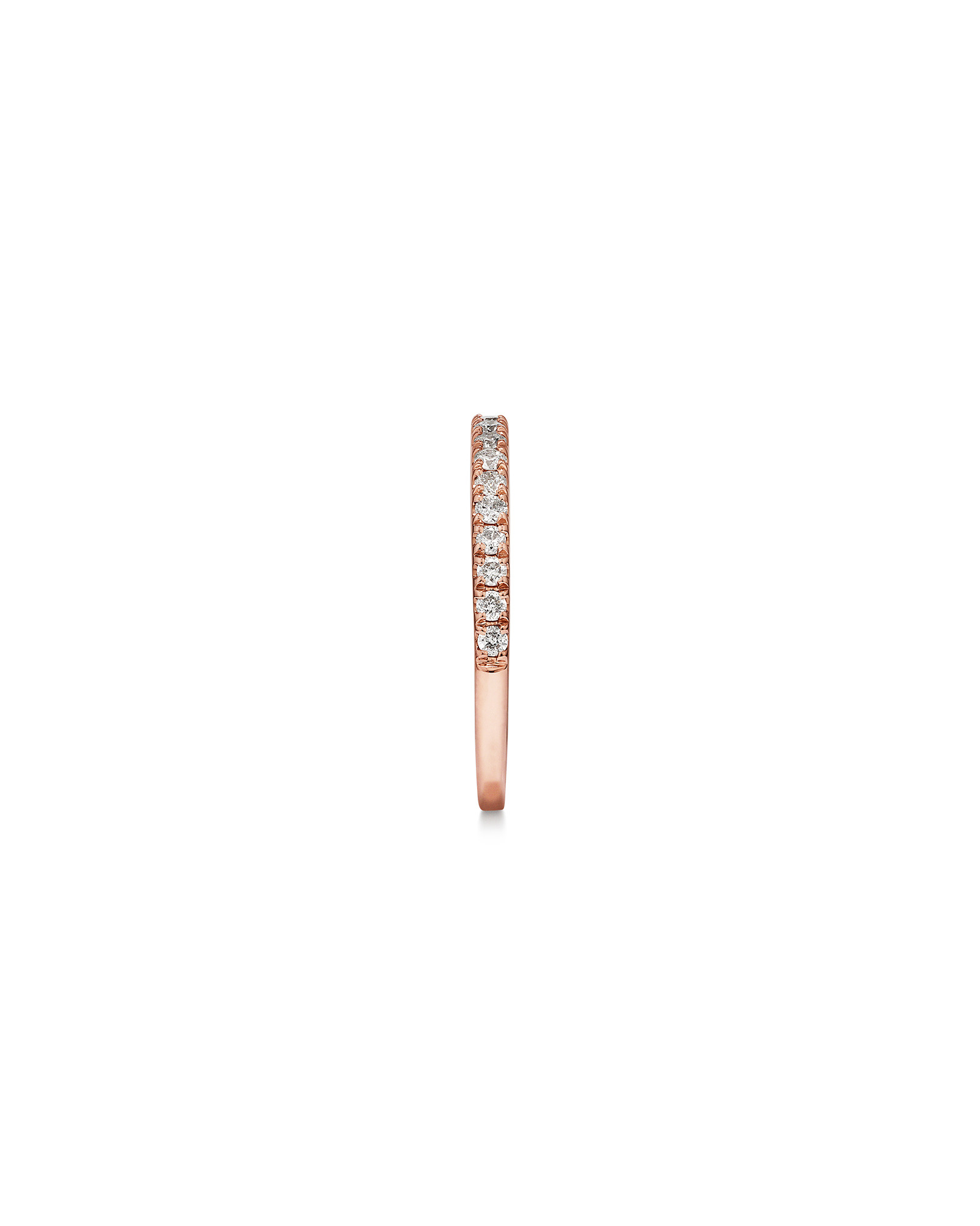 Bague de Mariage de Diamant de 0,34 Carat TW en Or Rose 14kt