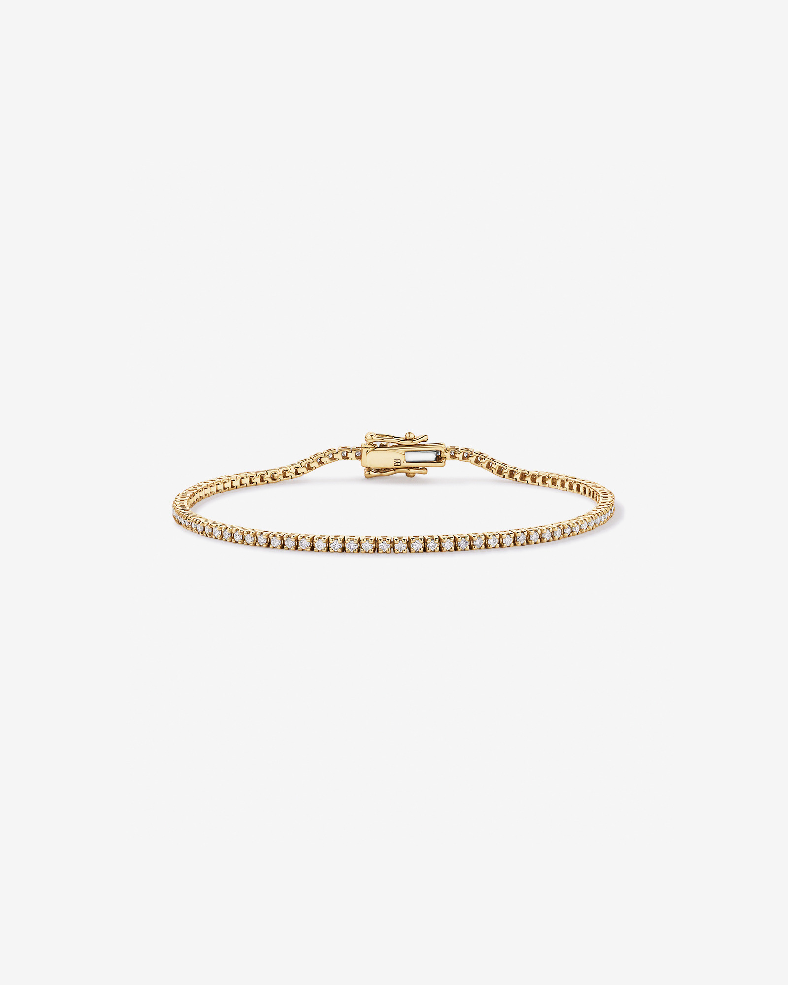1.00 Carat TW Diamond Tennis Bracelet in 10kt Yellow Gold