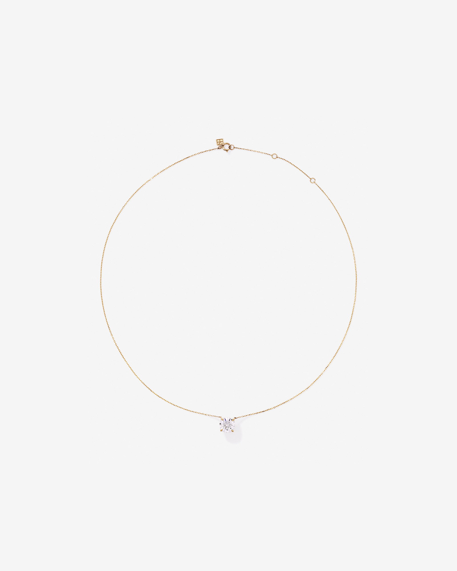 2.18 Carat TW Laboratory-Grown Round Diamond Pendant with Marquise Laboratory-Grown Diamond Feature in 10kt Yellow Gold