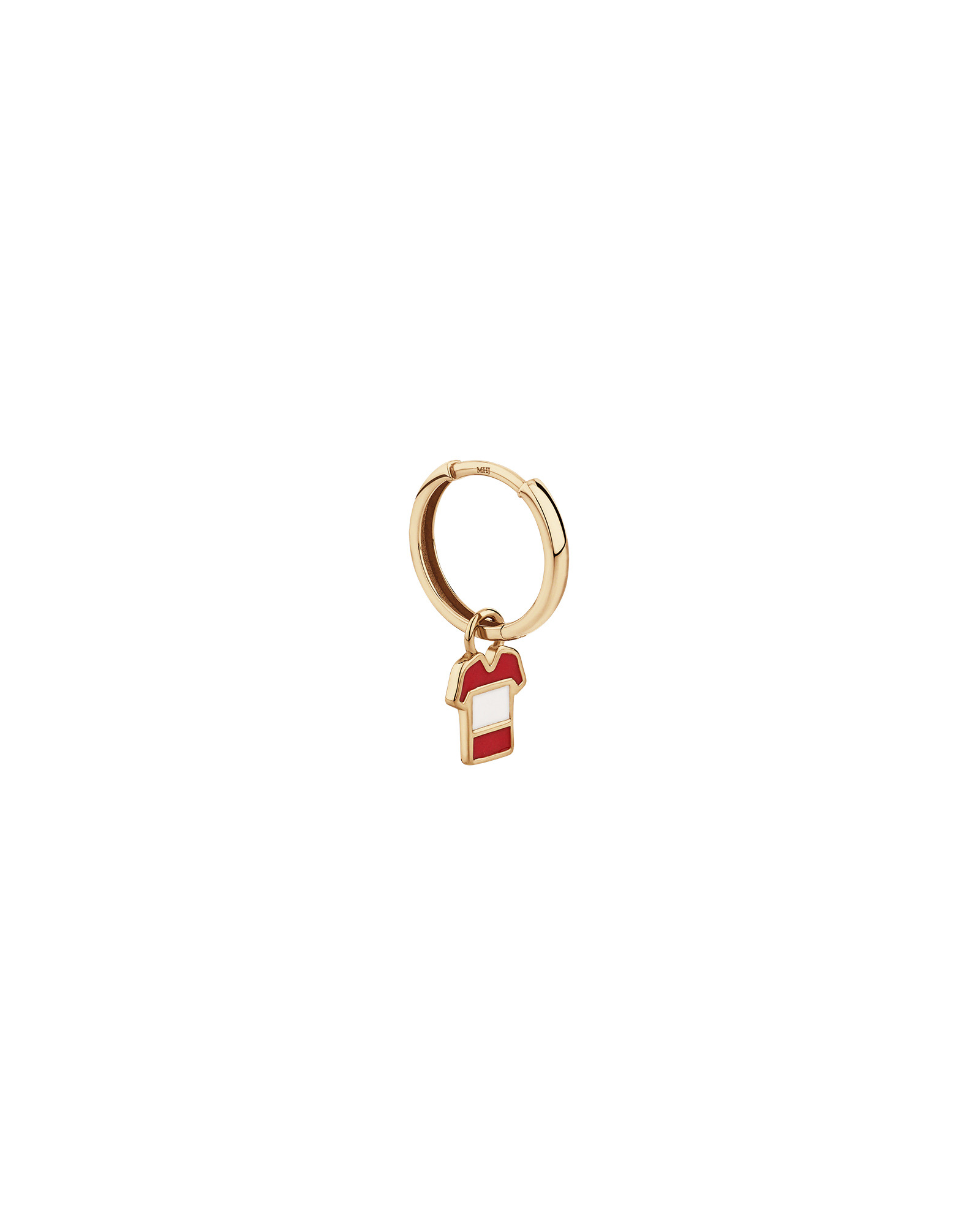 Canada Jersey Earring Charm in 18Kt Vermeil