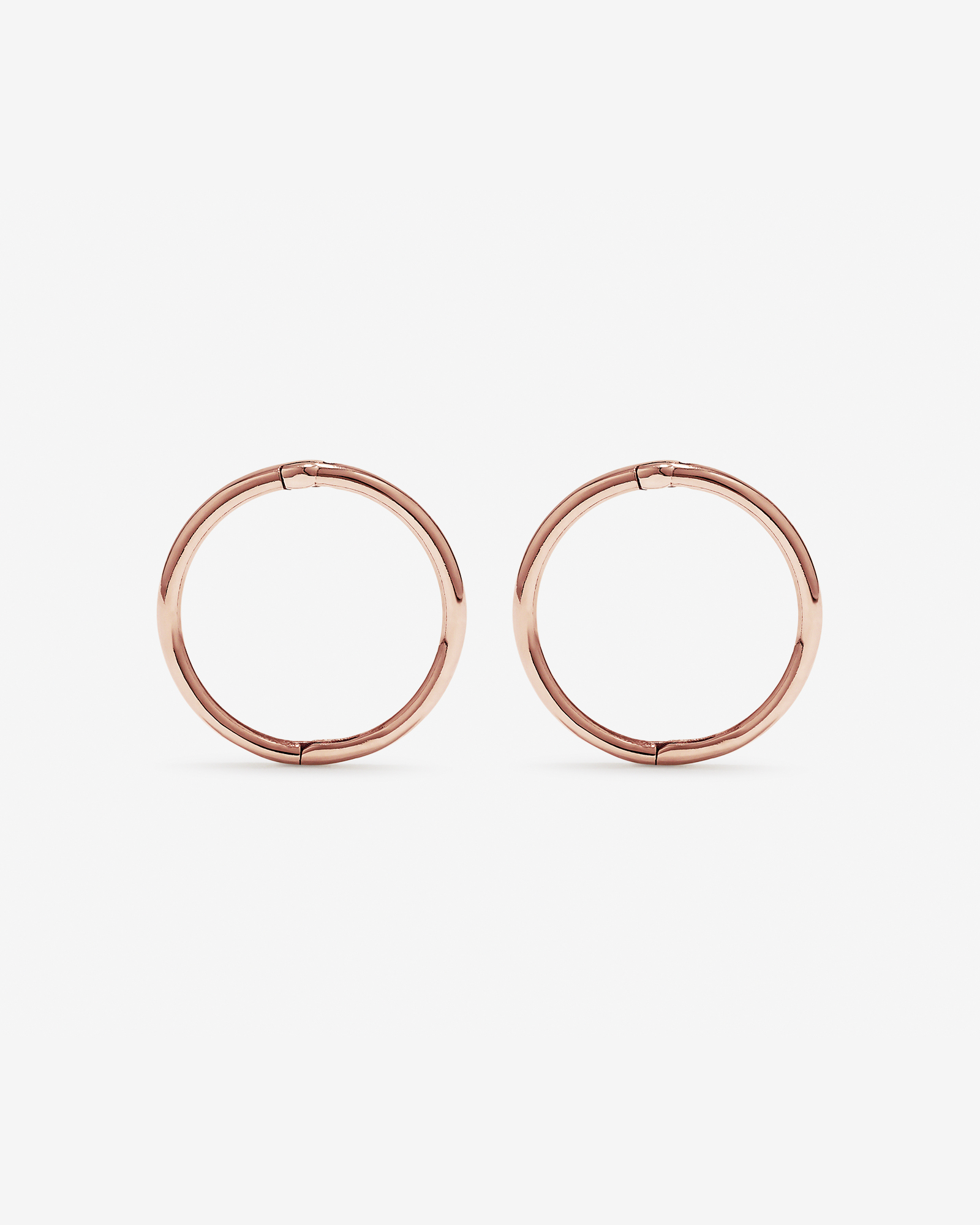 12mm Sleepers 10kt Rose Gold
